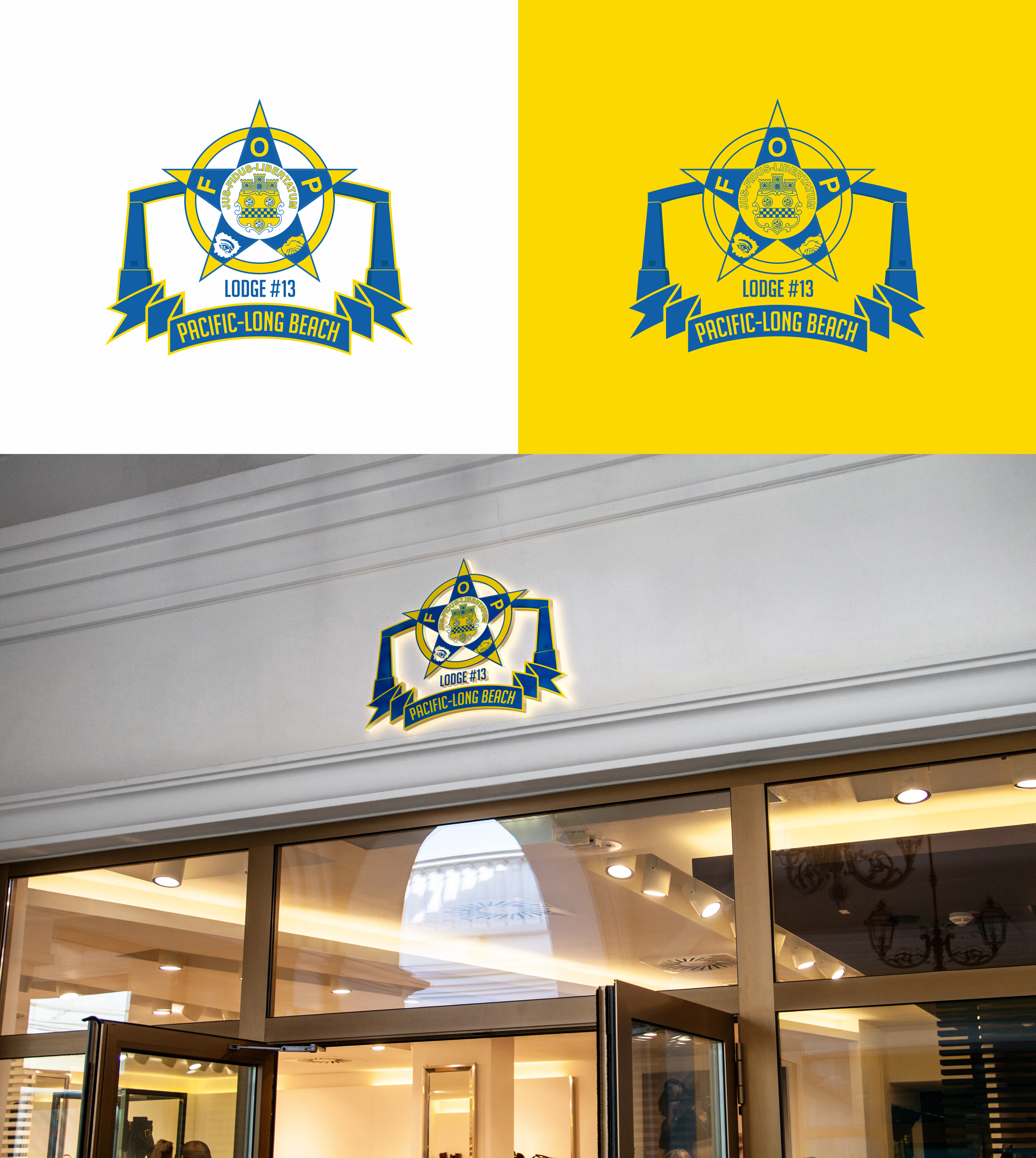 Logo-Design von RA-bica für Pacific-Long Beach Lodge #13 | Design #33920814