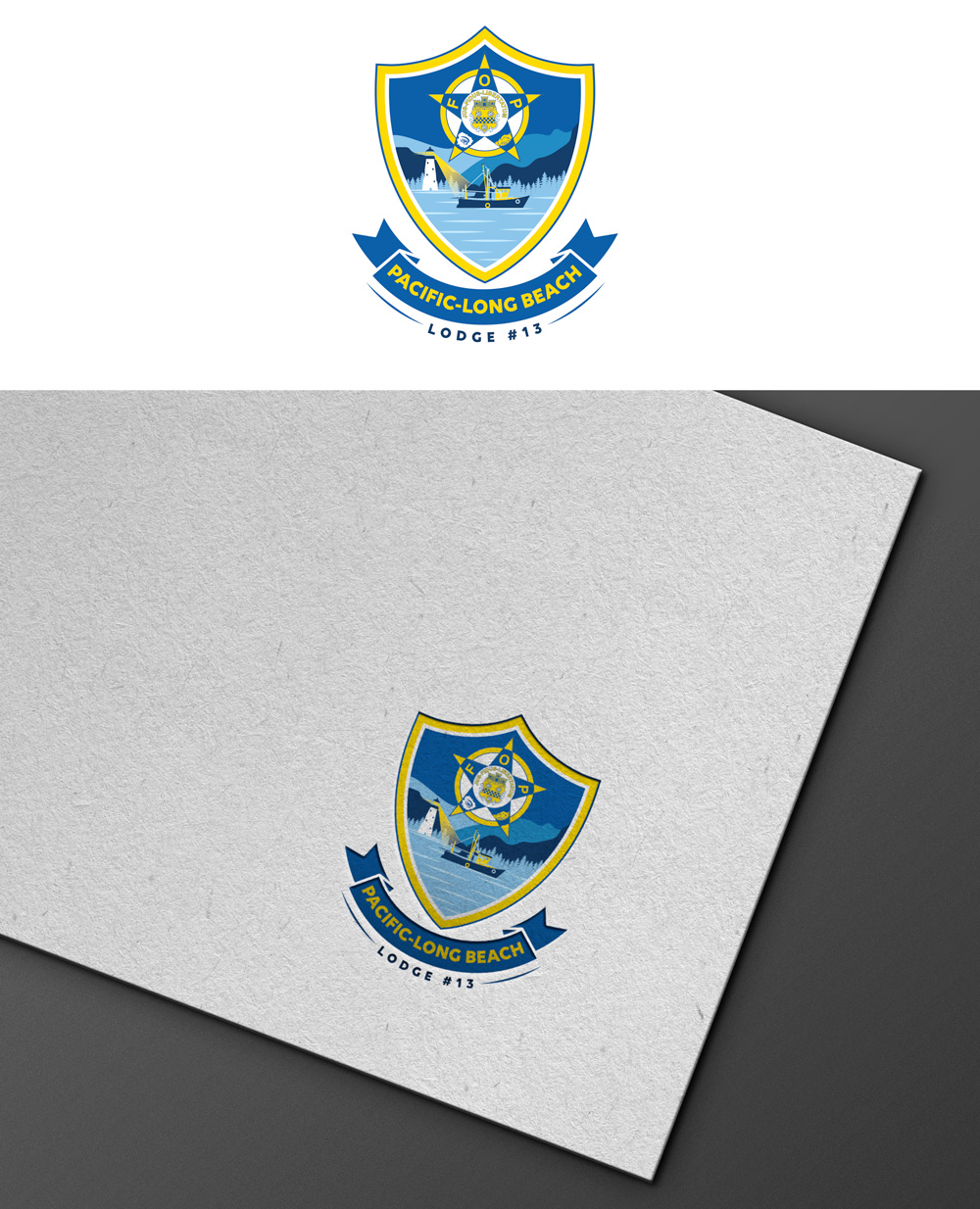 Logo-Design von RA-bica für Pacific-Long Beach Lodge #13 | Design #33922716