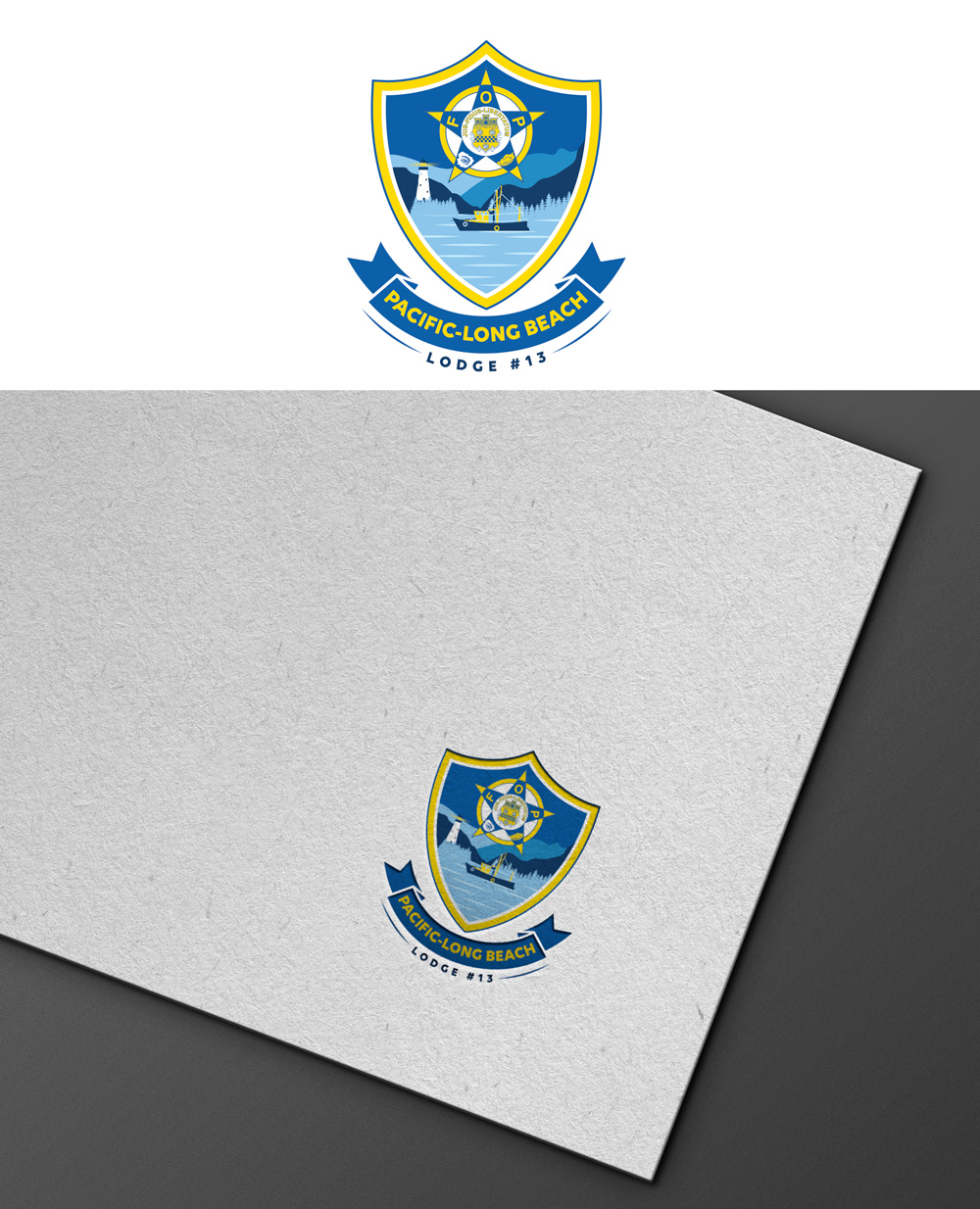 Logo-Design von RA-bica für Pacific-Long Beach Lodge #13 | Design #33922824