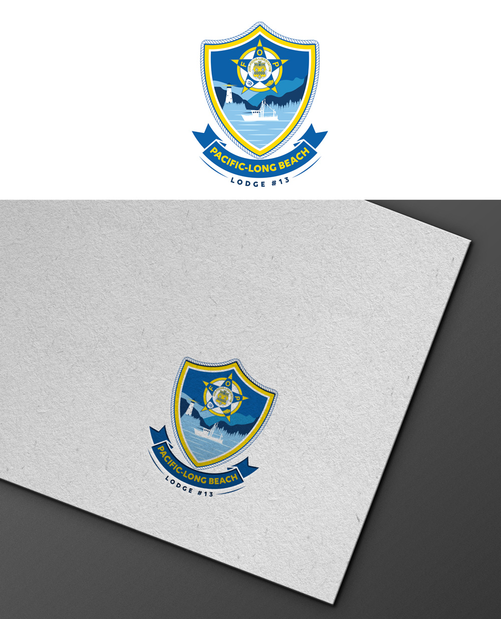 Logo-Design von RA-bica für Pacific-Long Beach Lodge #13 | Design #33923193