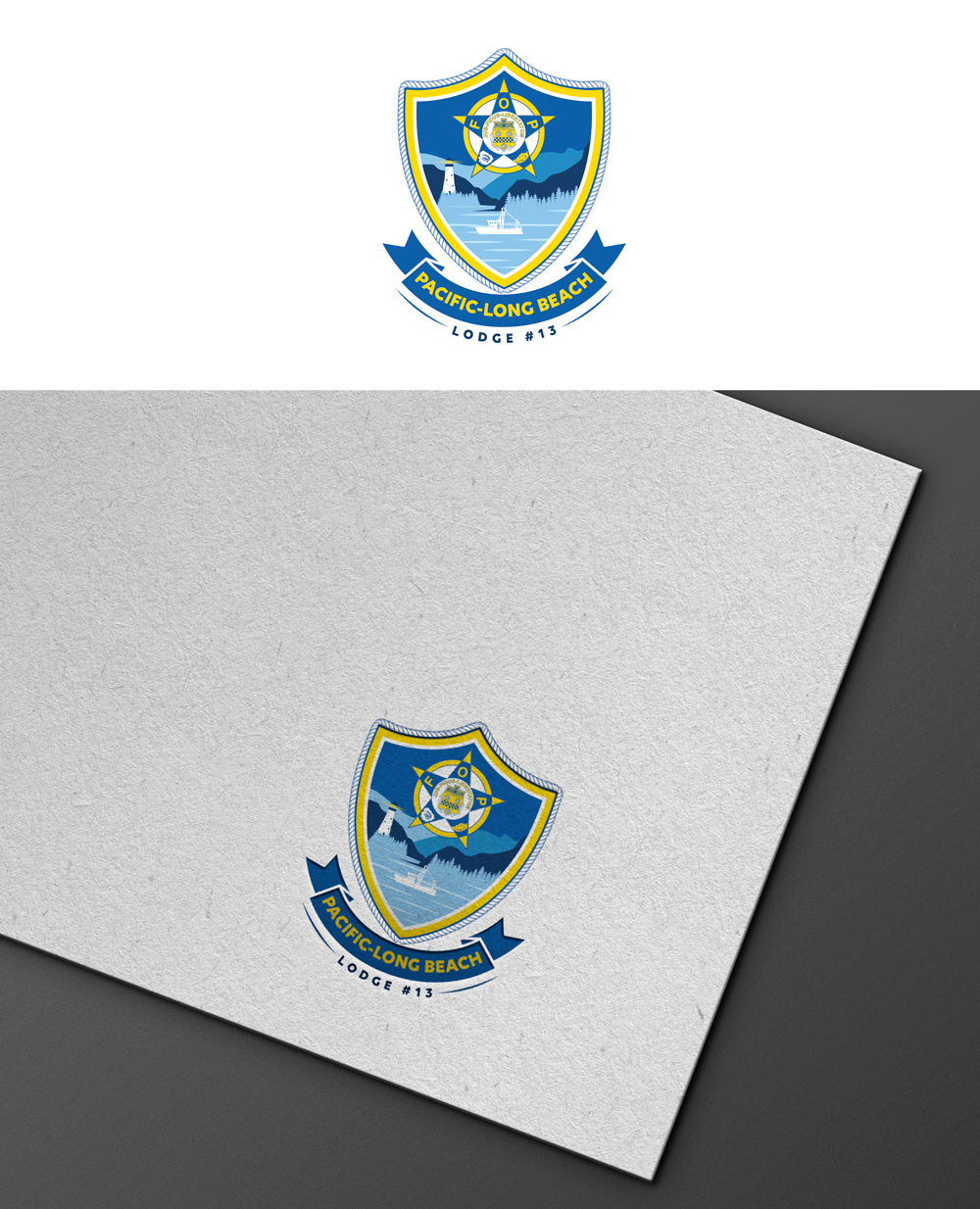 Logo-Design von RA-bica für Pacific-Long Beach Lodge #13 | Design #33923661