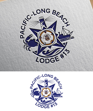 Logo Design by bute for Pacific-Long Beach Lodge #13 | Design #33918546