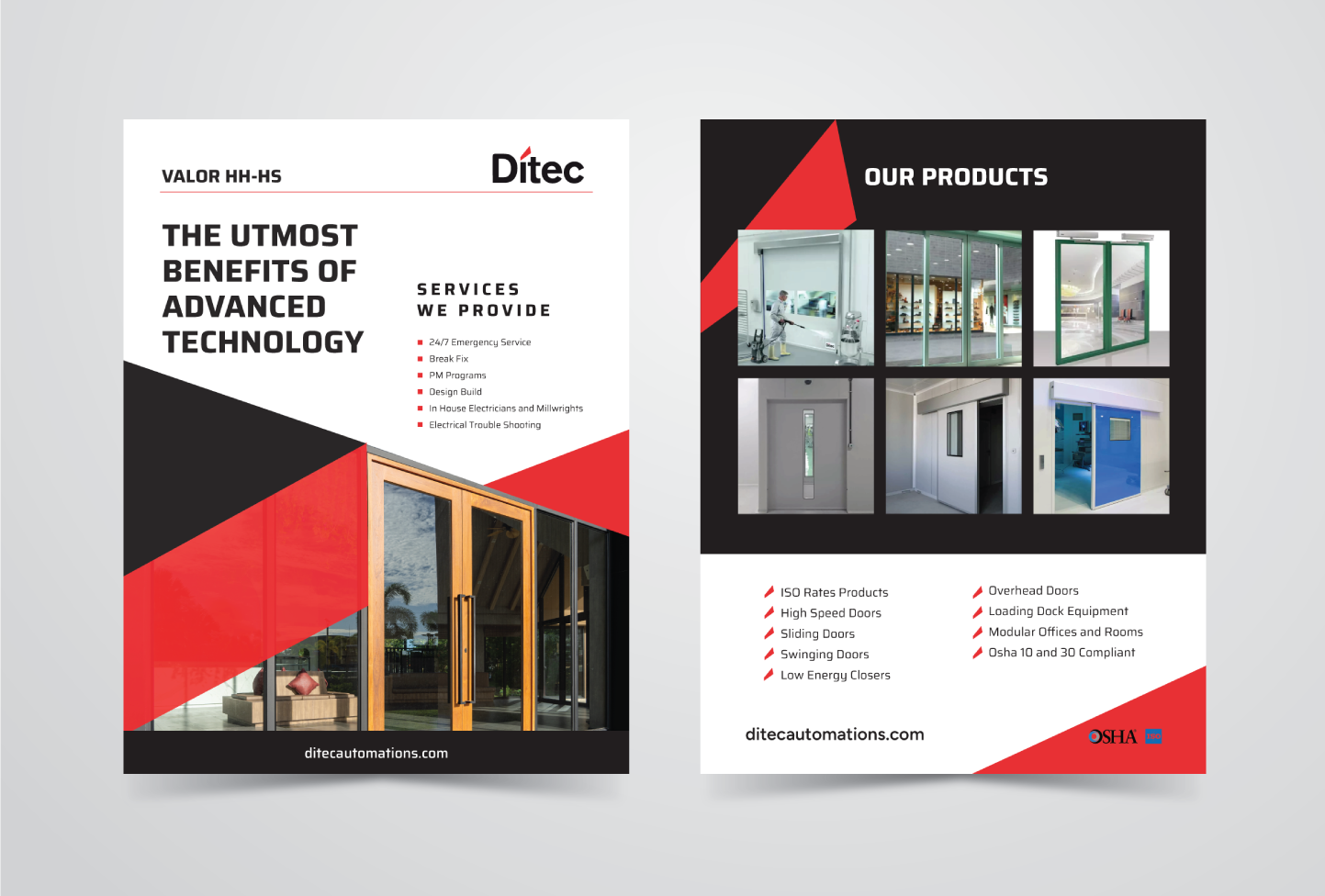 Broschüren-Design von JK18 für American Overhead Door And Dock | Design #33913503