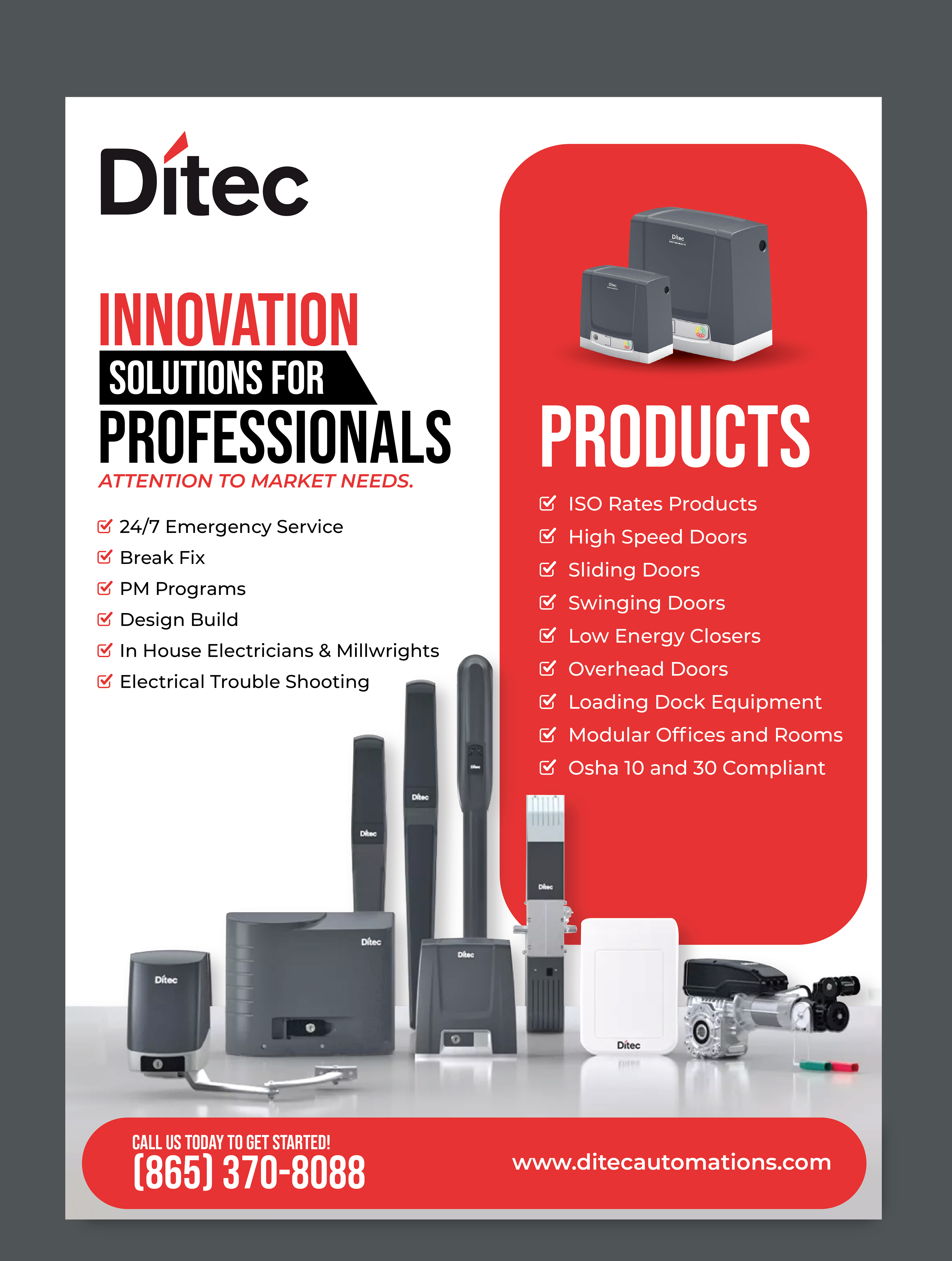 Broschüren-Design von 3Guys für American Overhead Door And Dock | Design #33916920