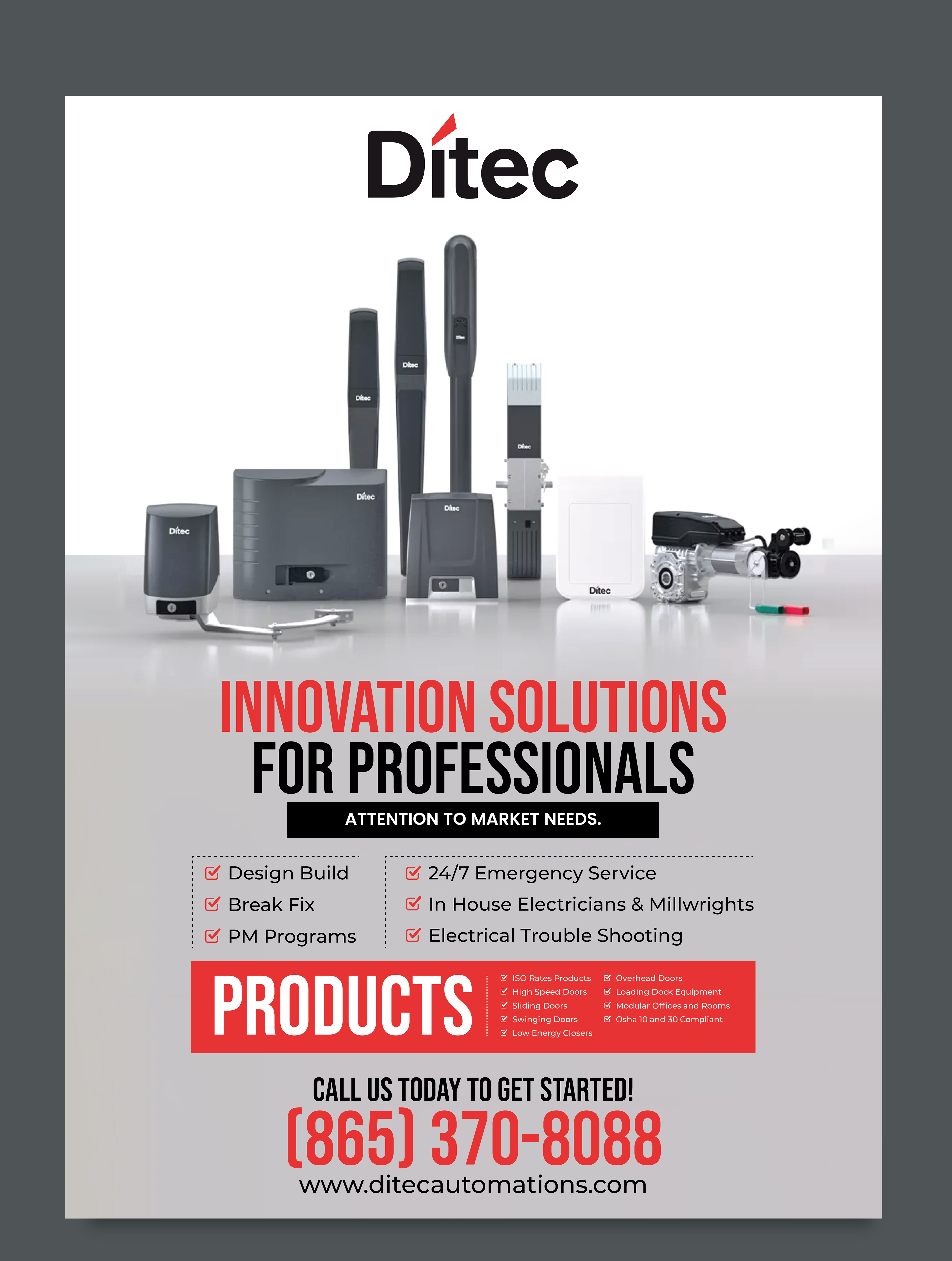 Broschüren-Design von 3Guys für American Overhead Door And Dock | Design #33916921