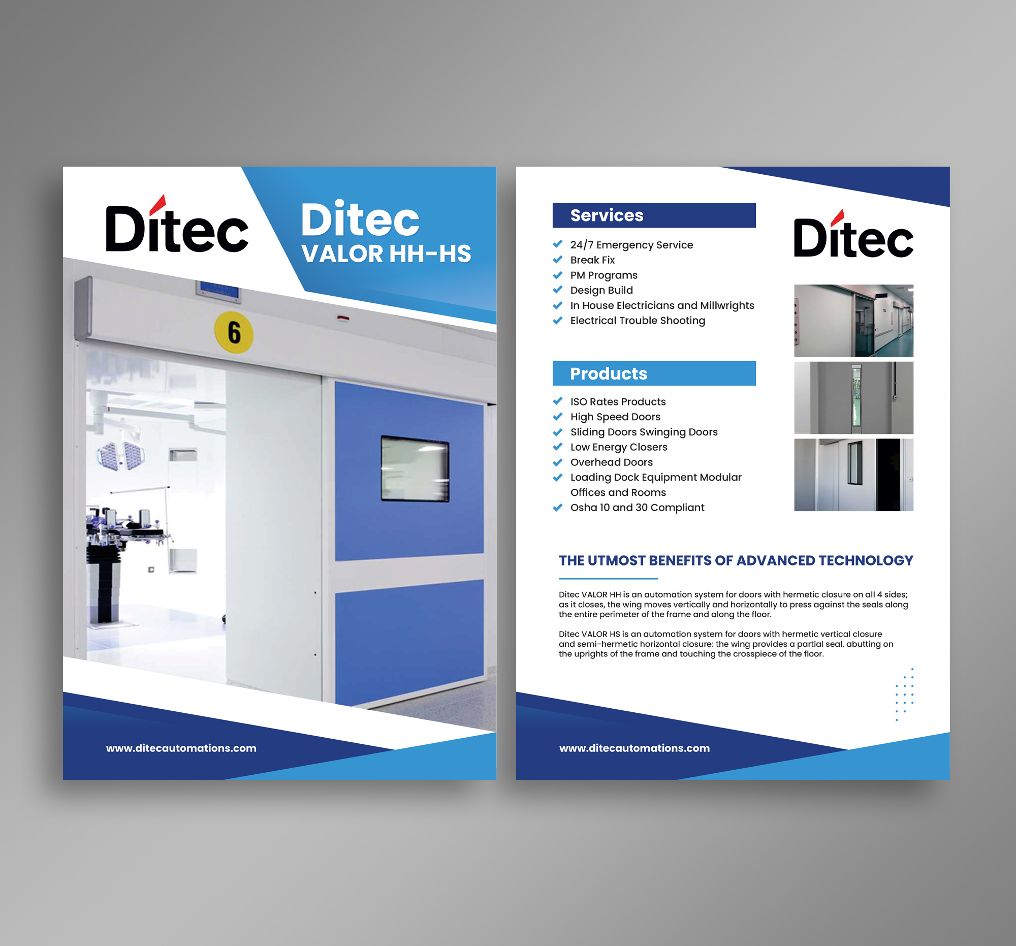 Broschüren-Design von Dzhafir für American Overhead Door And Dock | Design #33910177