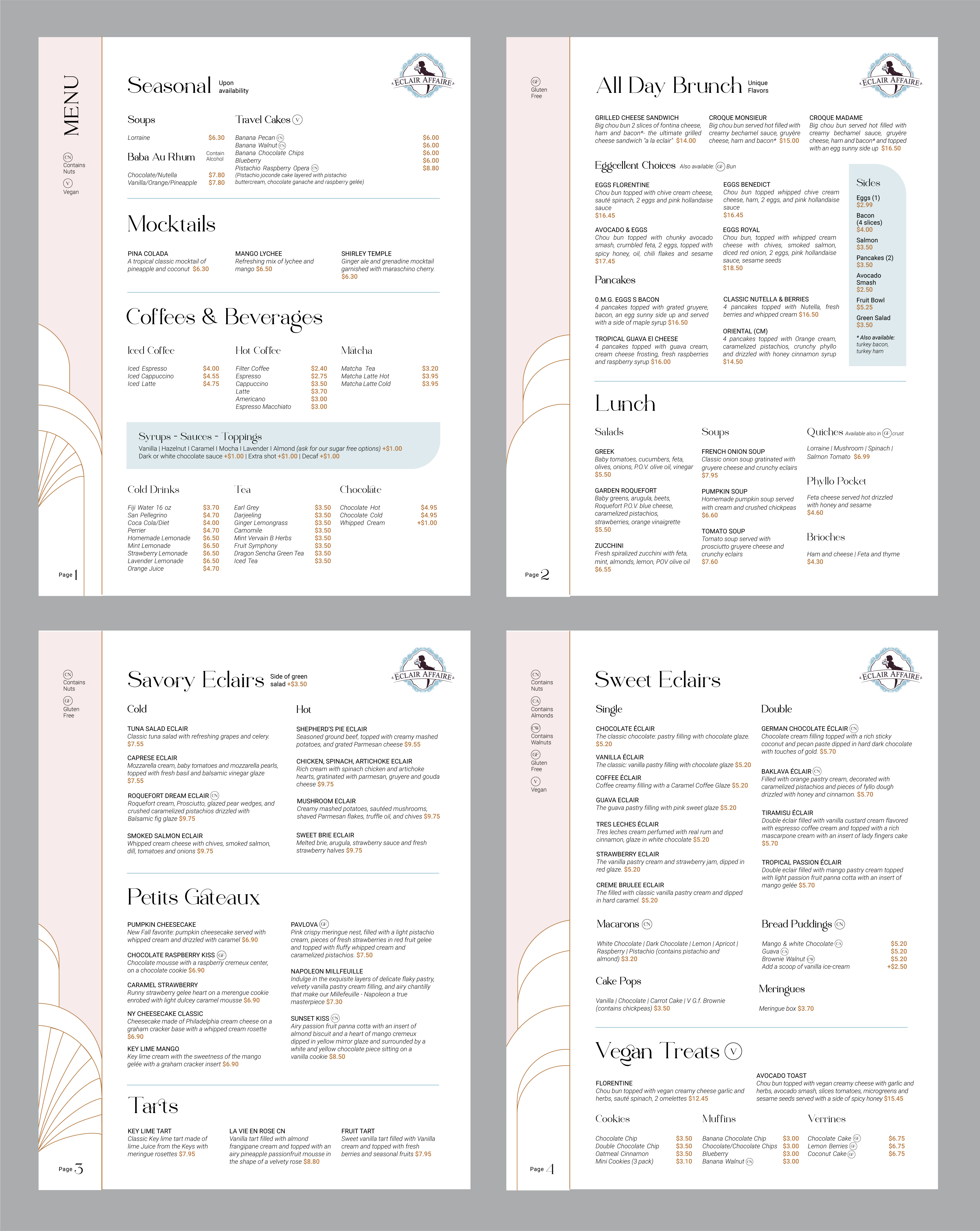 Menu Design by Limonero DG for this project | Design #33933211