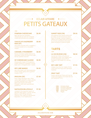 Menu Design by Shark_Moustache for this project | Design: #33949083