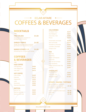 Menu Design by Shark_Moustache for this project | Design: #33949123