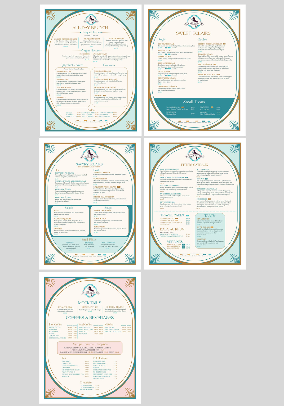 Menu Design by DA. for this project | Design #33983322