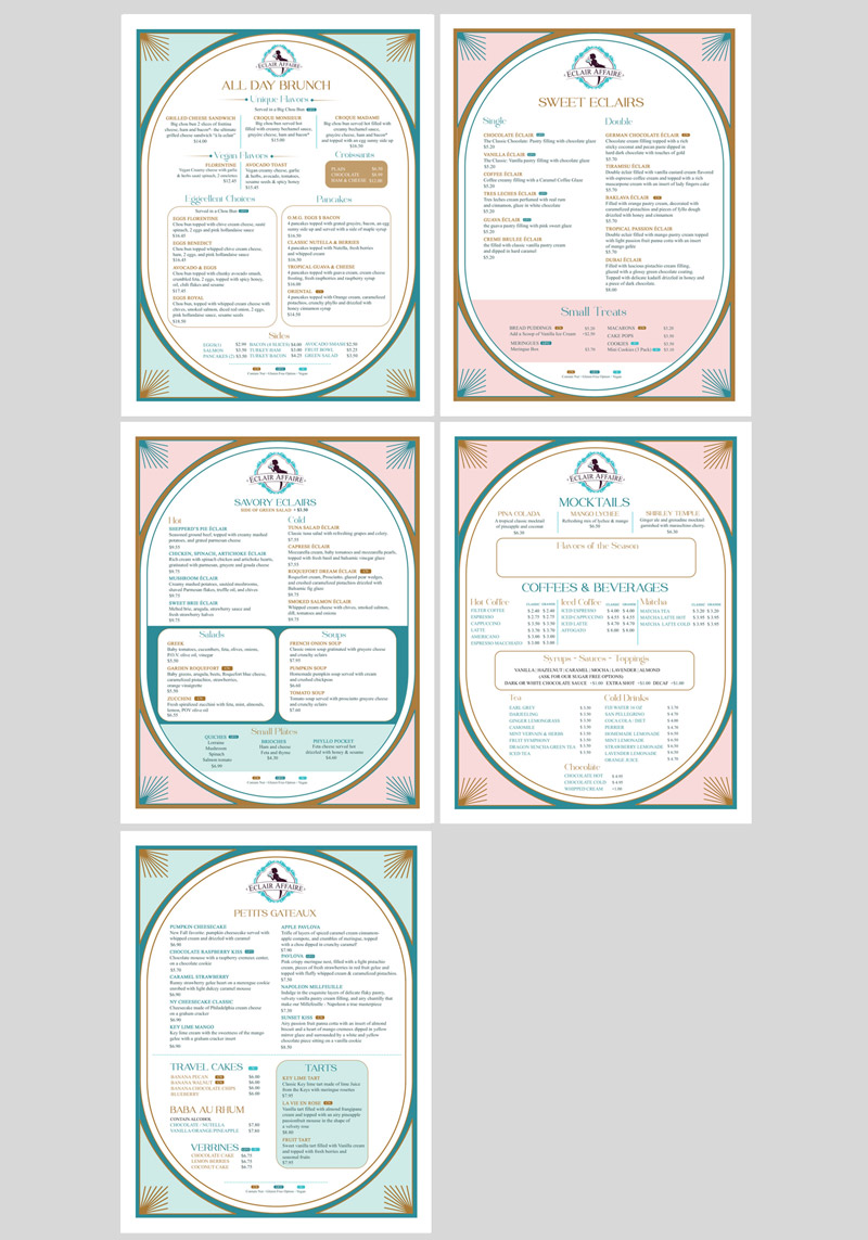 Menu Design by DA. for this project | Design #34017694