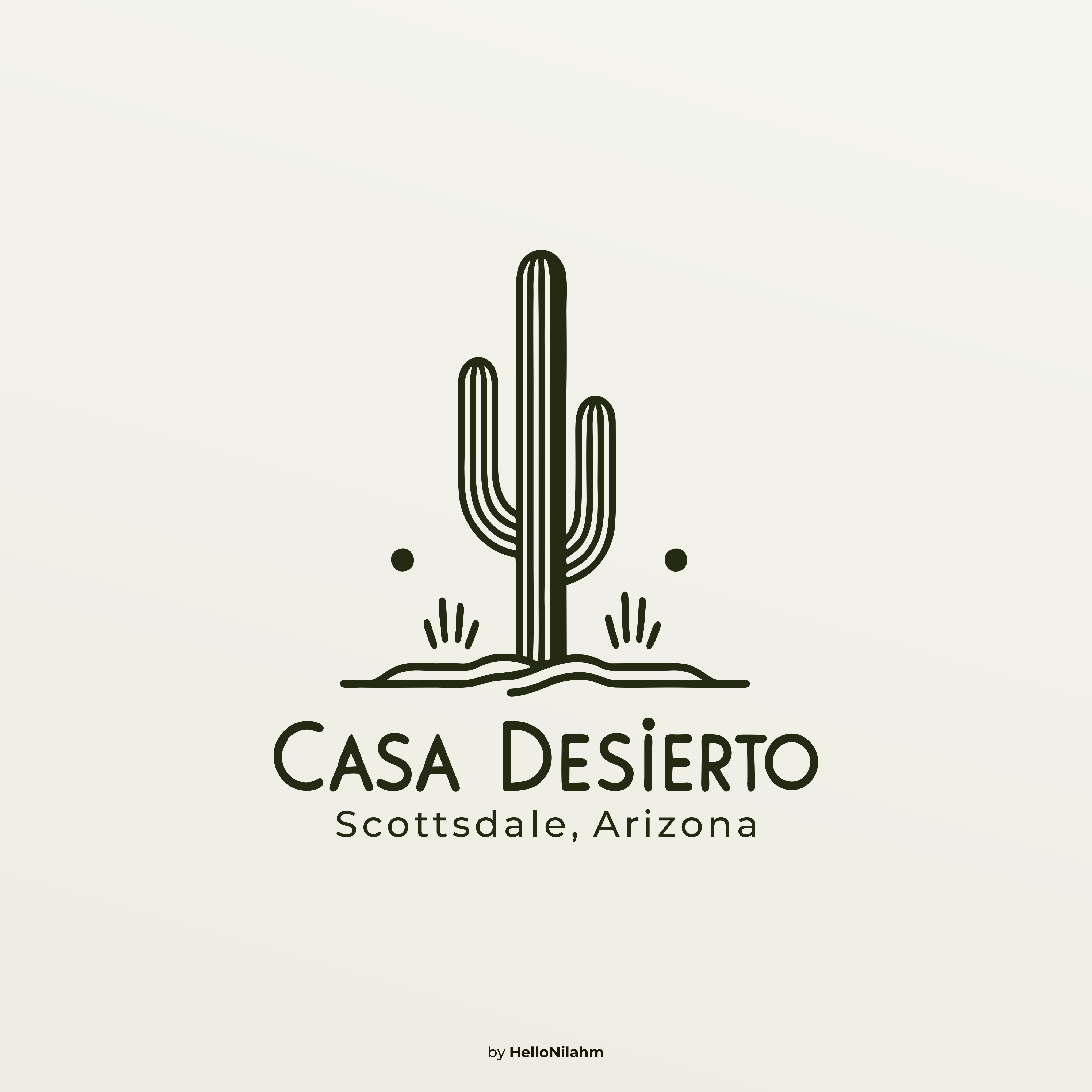 Logo Design by Design by Nilahm for Casa Desierto | Design #33921712