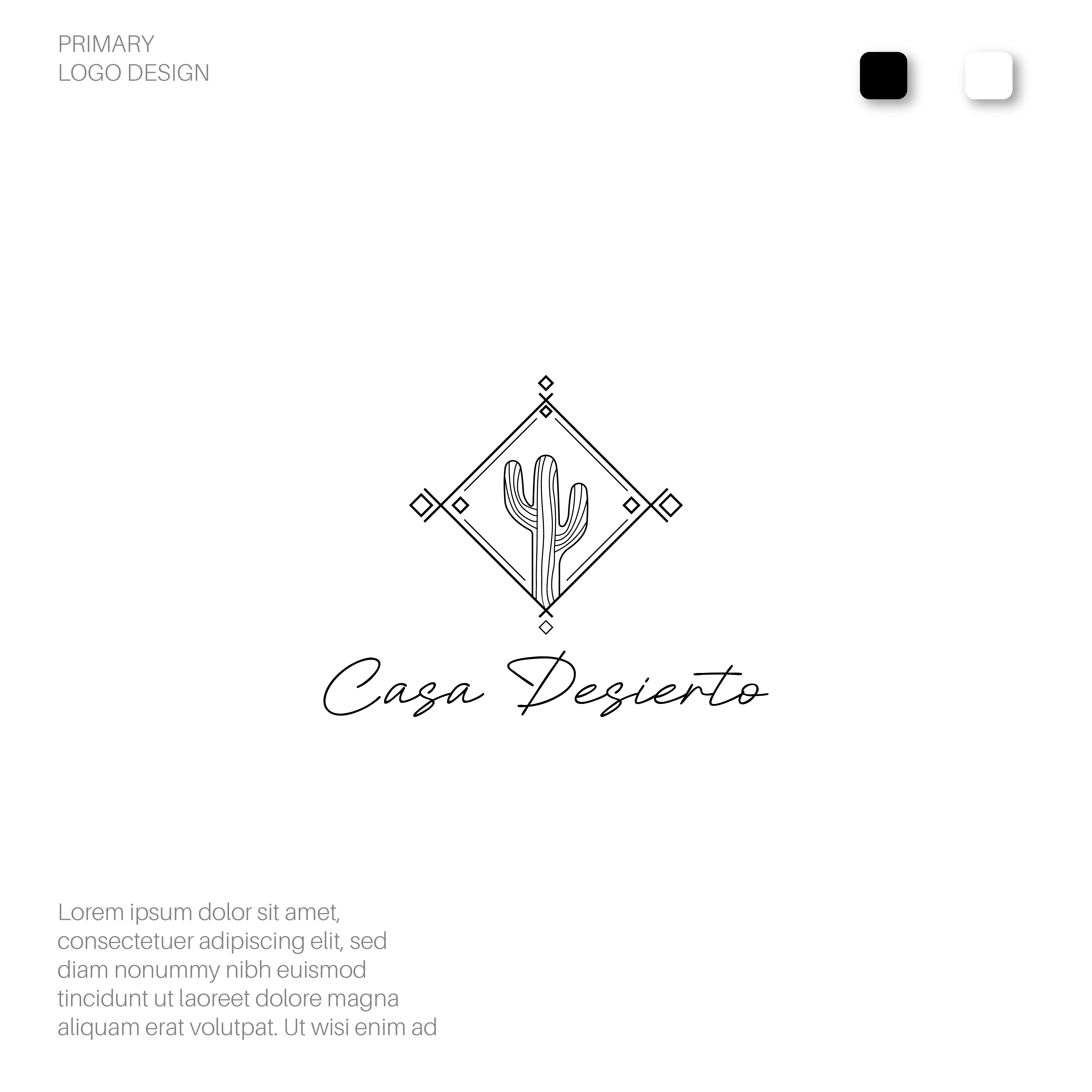 Logo Design by 21 Design for Casa Desierto | Design #33911369