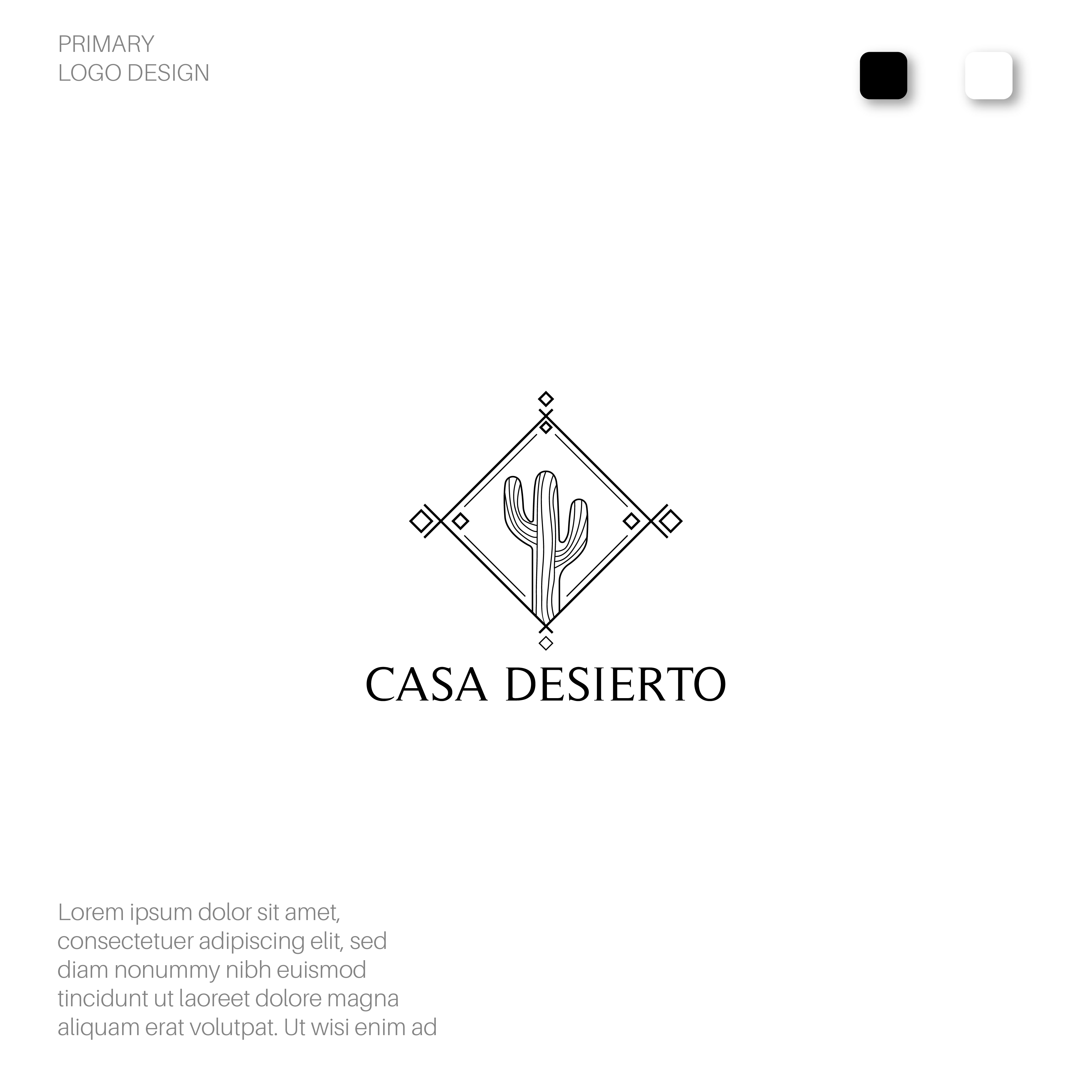 Logo Design by 21 Design for Casa Desierto | Design #33911370