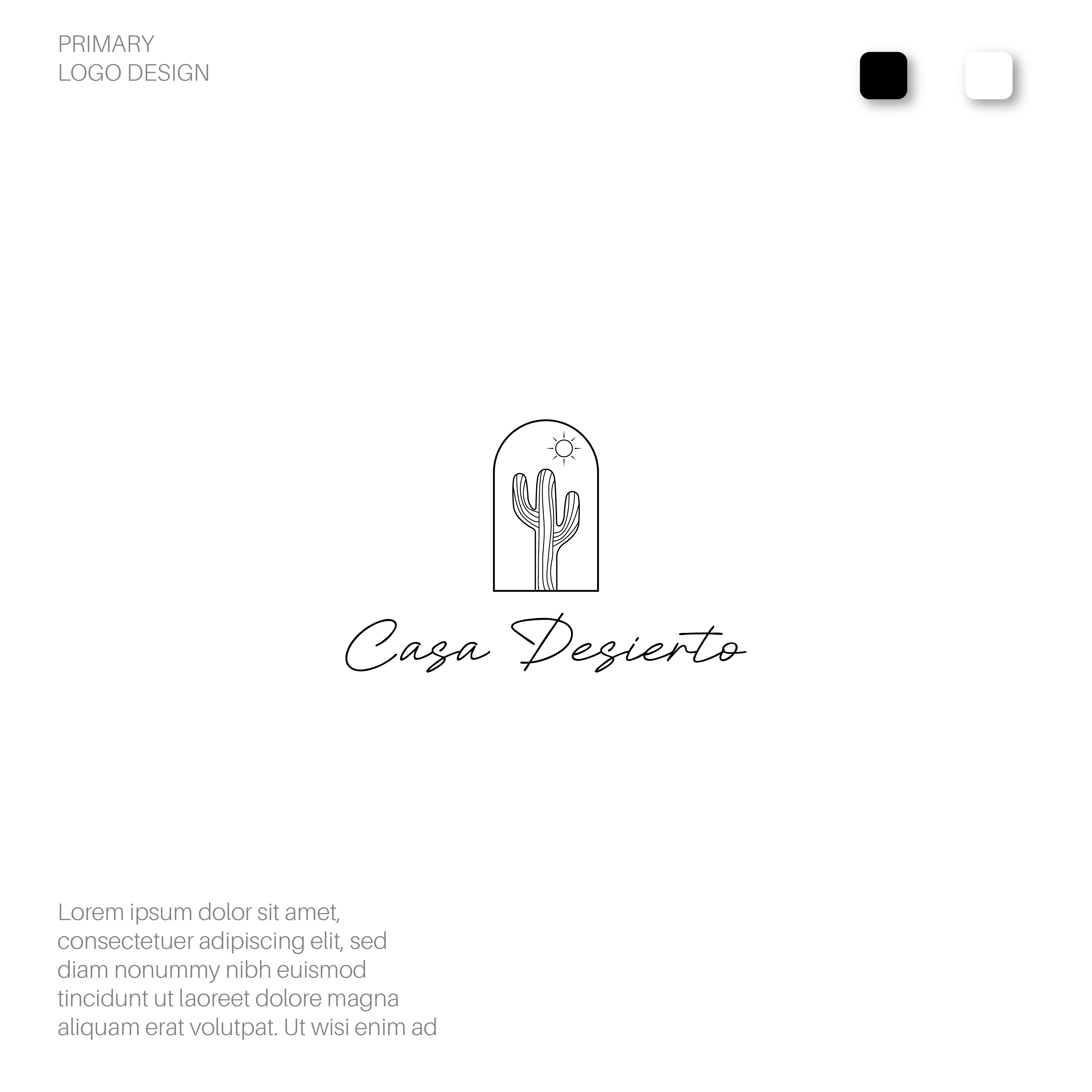 Logo Design by 21 Design for Casa Desierto | Design #33911372