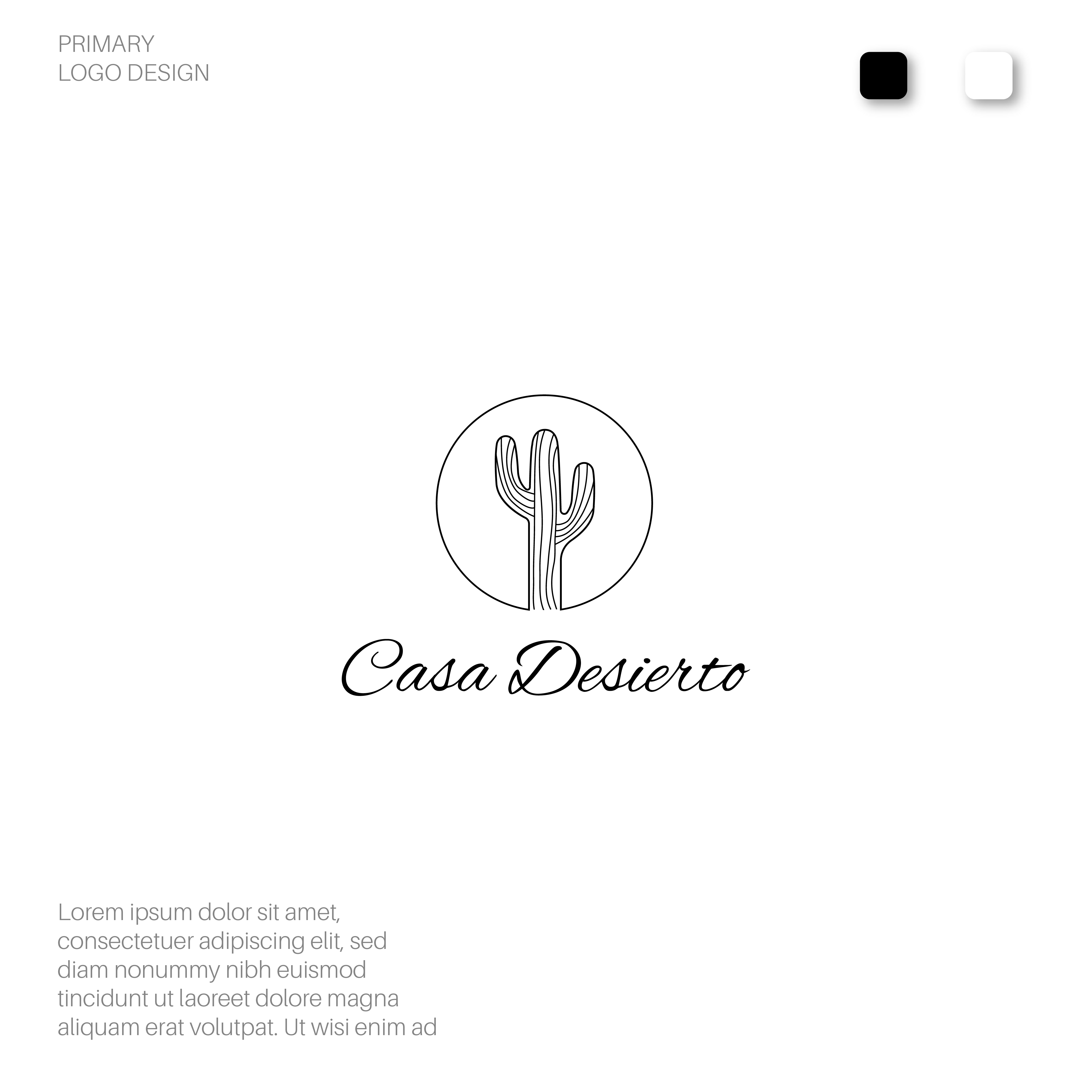 Logo Design by 21 Design for Casa Desierto | Design #33911376