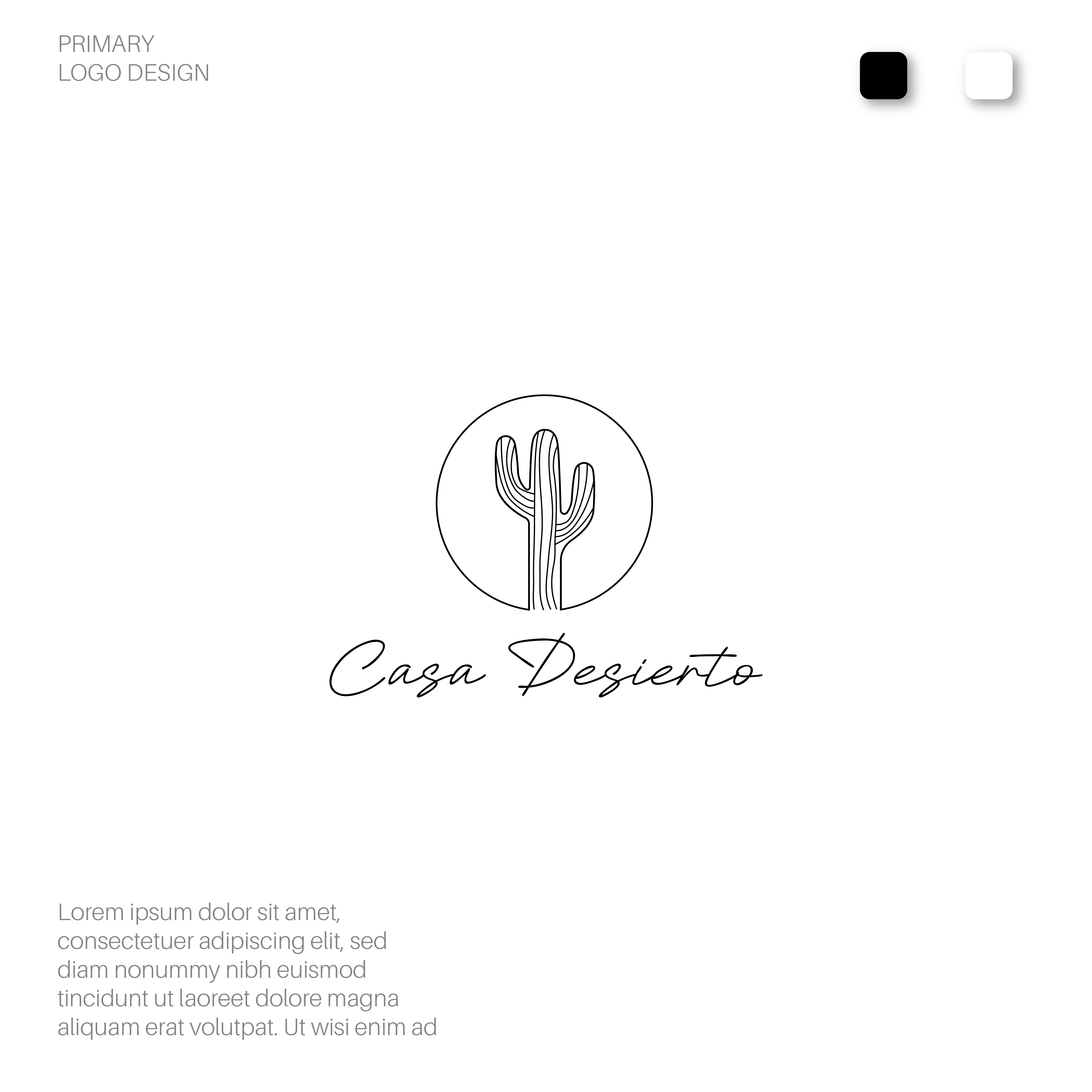 Logo Design by 21 Design for Casa Desierto | Design #33911377
