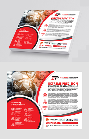 Design de Flyer par Dzhafir pour Extreme Precision Industrial Contractors | Design : #33920470