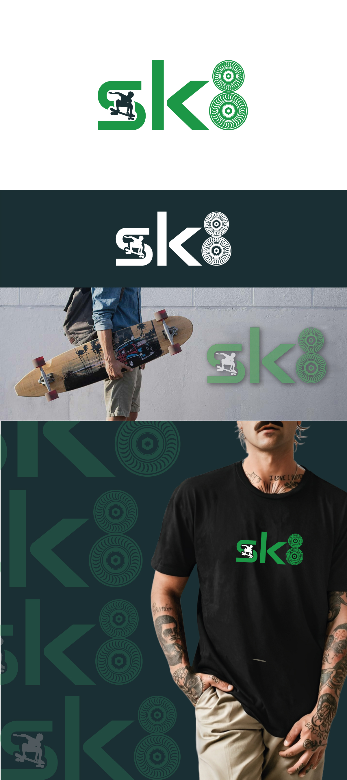 Logo Design by mounir.co for sk8 | Design #33918460