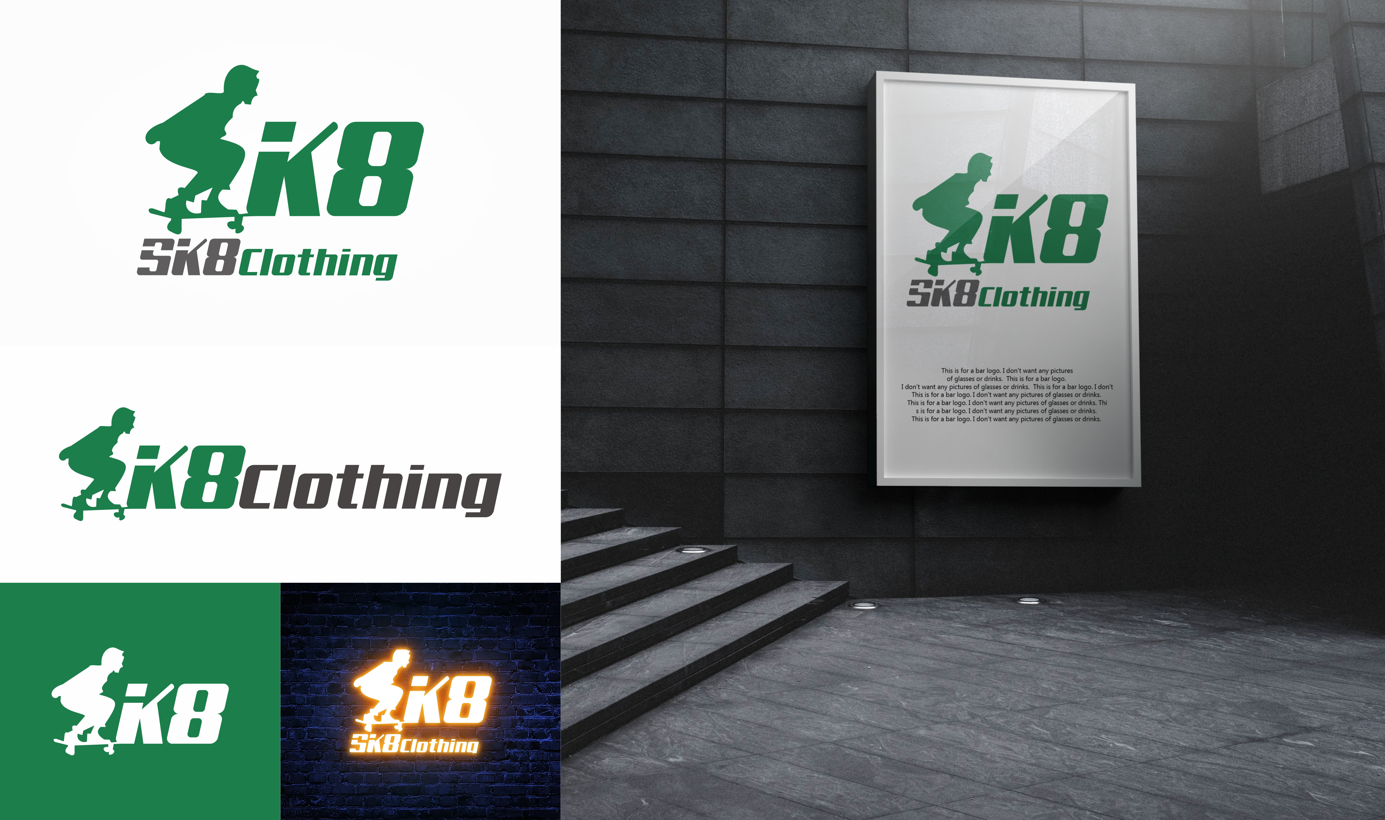 Logo Design by Adeikhan for sk8 | Design #33910865