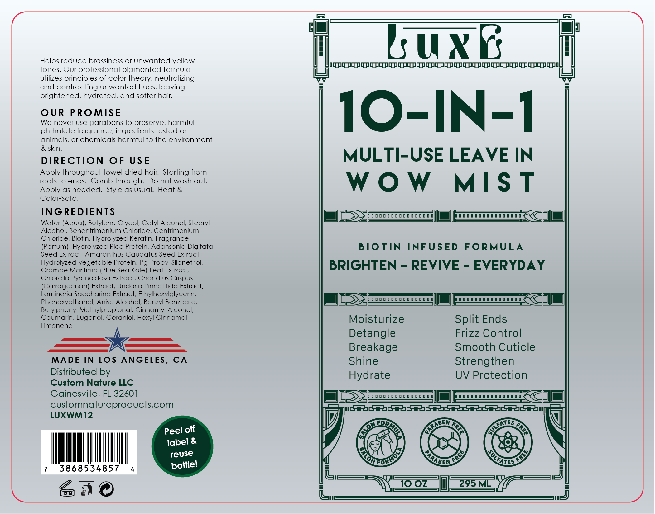 Label Design by Vyacheslav65 for Nick Wachs | Design #33916583