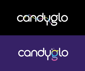 A fun and friendly logo wordmark for a LED lights business Candyglo