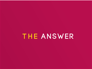 Logo Design by Rahul for The Answer | Design: #3113568
