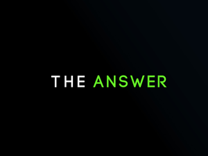 Logo Design by Rahul for The Answer | Design: #3120450