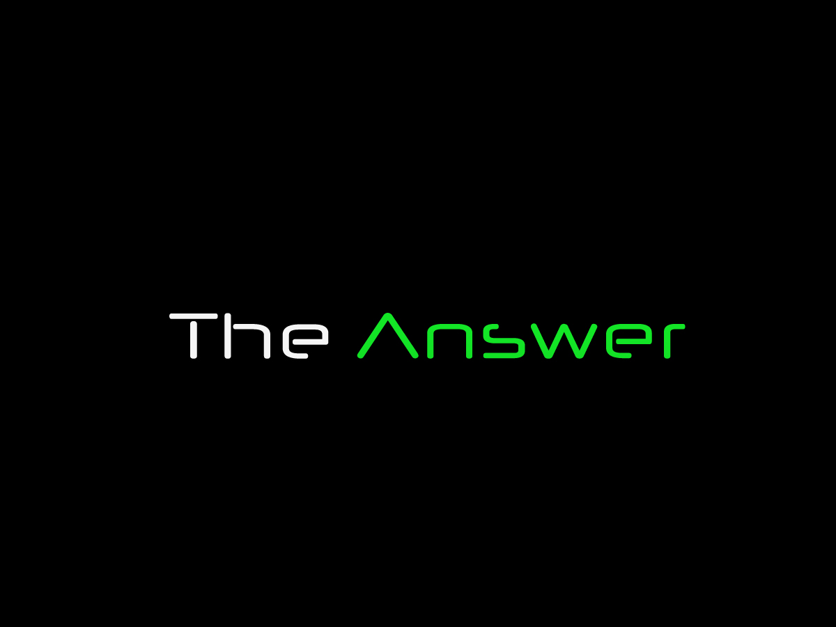 Logo Design by Rahul for The Answer | Design #3120460