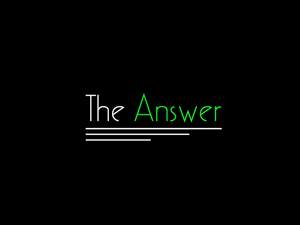 Logo Design by Rahul for The Answer | Design: #3120466