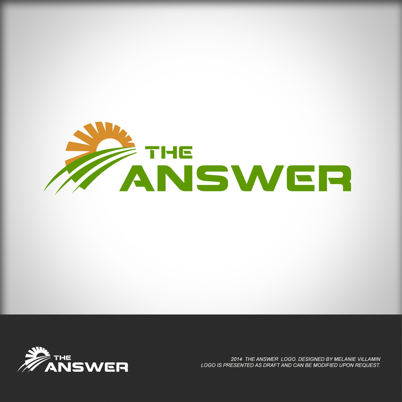 Logo Design by mvillamin for The Answer | Design #3147848