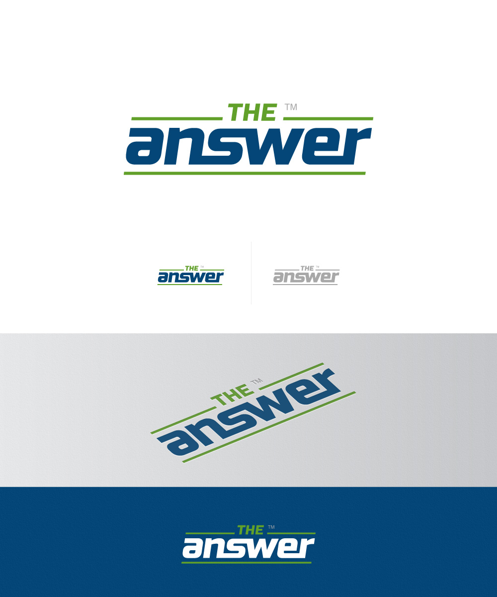 Logo Design by eshtiyak for The Answer | Design #3107833