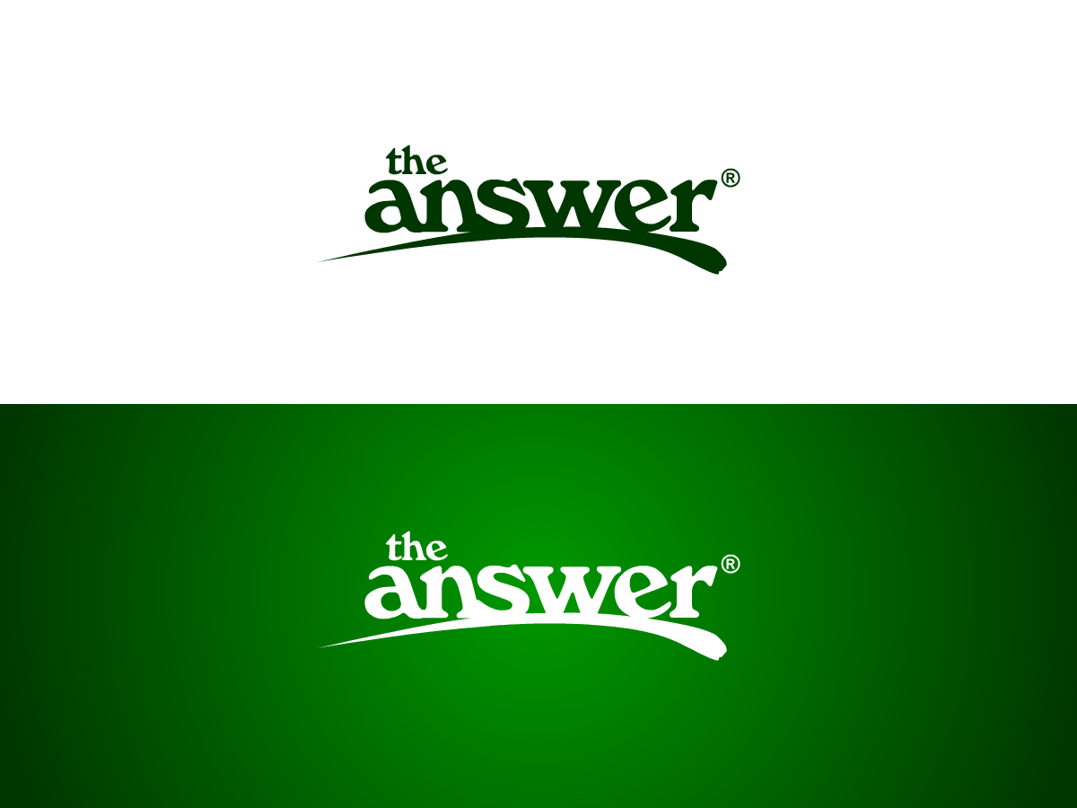 Logo Design by monkey for The Answer | Design #3112601