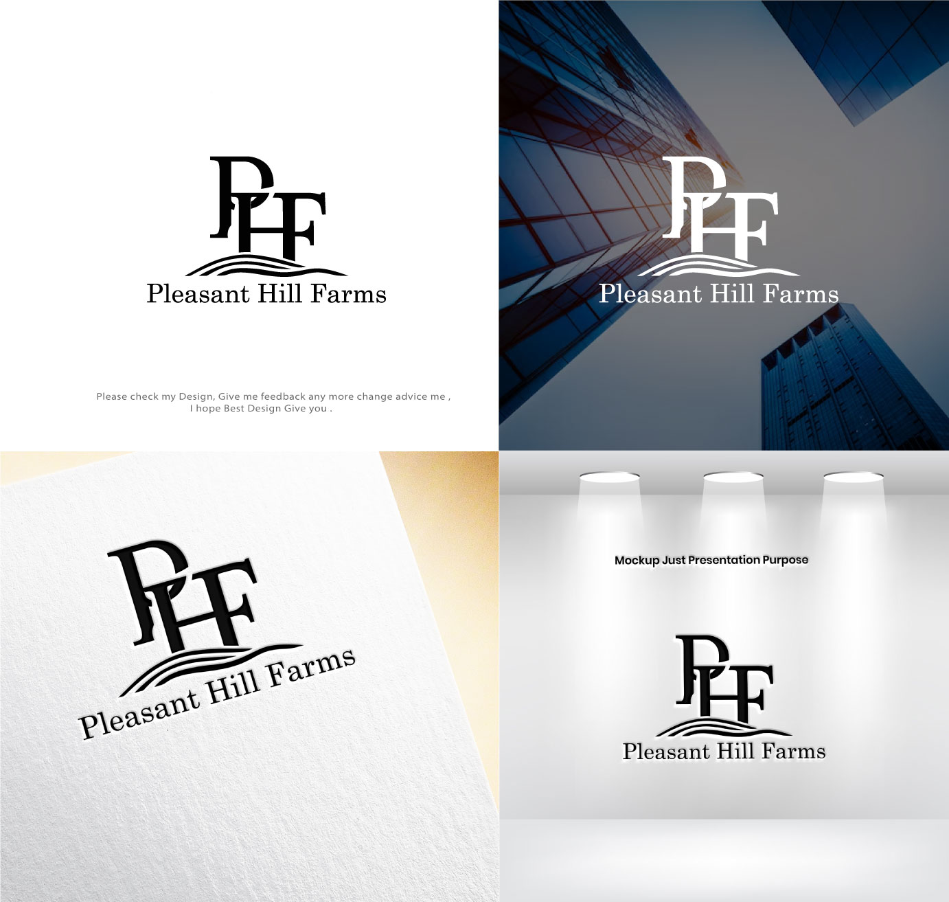 Logo Design by VectorForge for Pleasant Hill Farms | Design #33922976