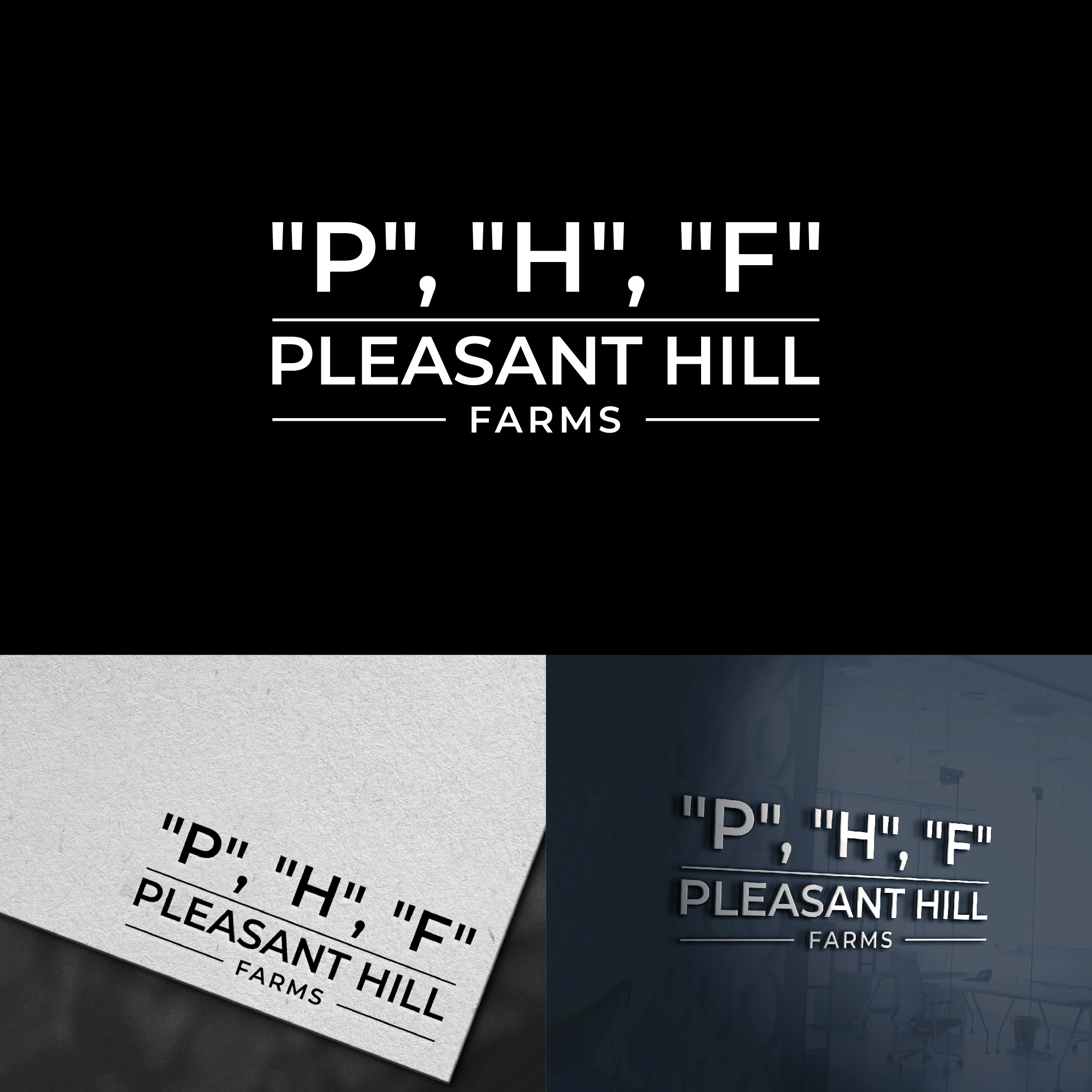 Logo Design by designer profile for Pleasant Hill Farms | Design #33926638