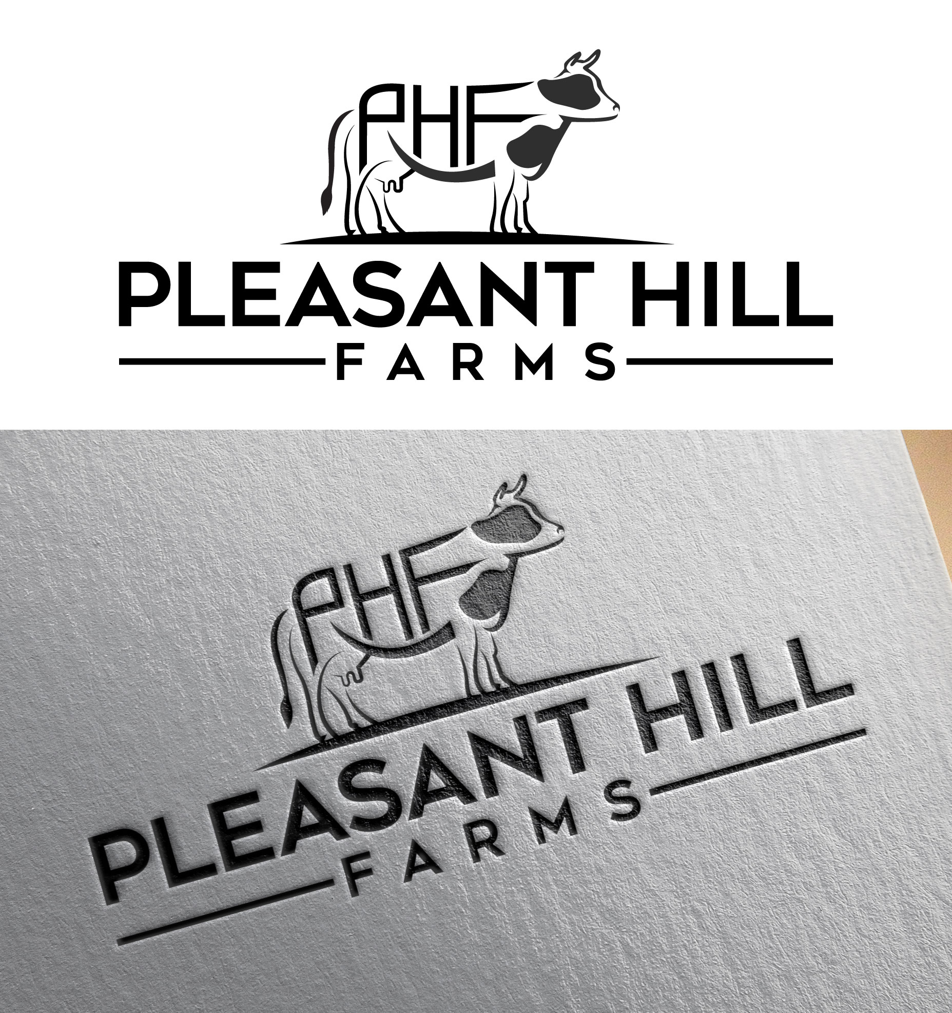 Logo Design by Impressive logo for Pleasant Hill Farms | Design #33948231