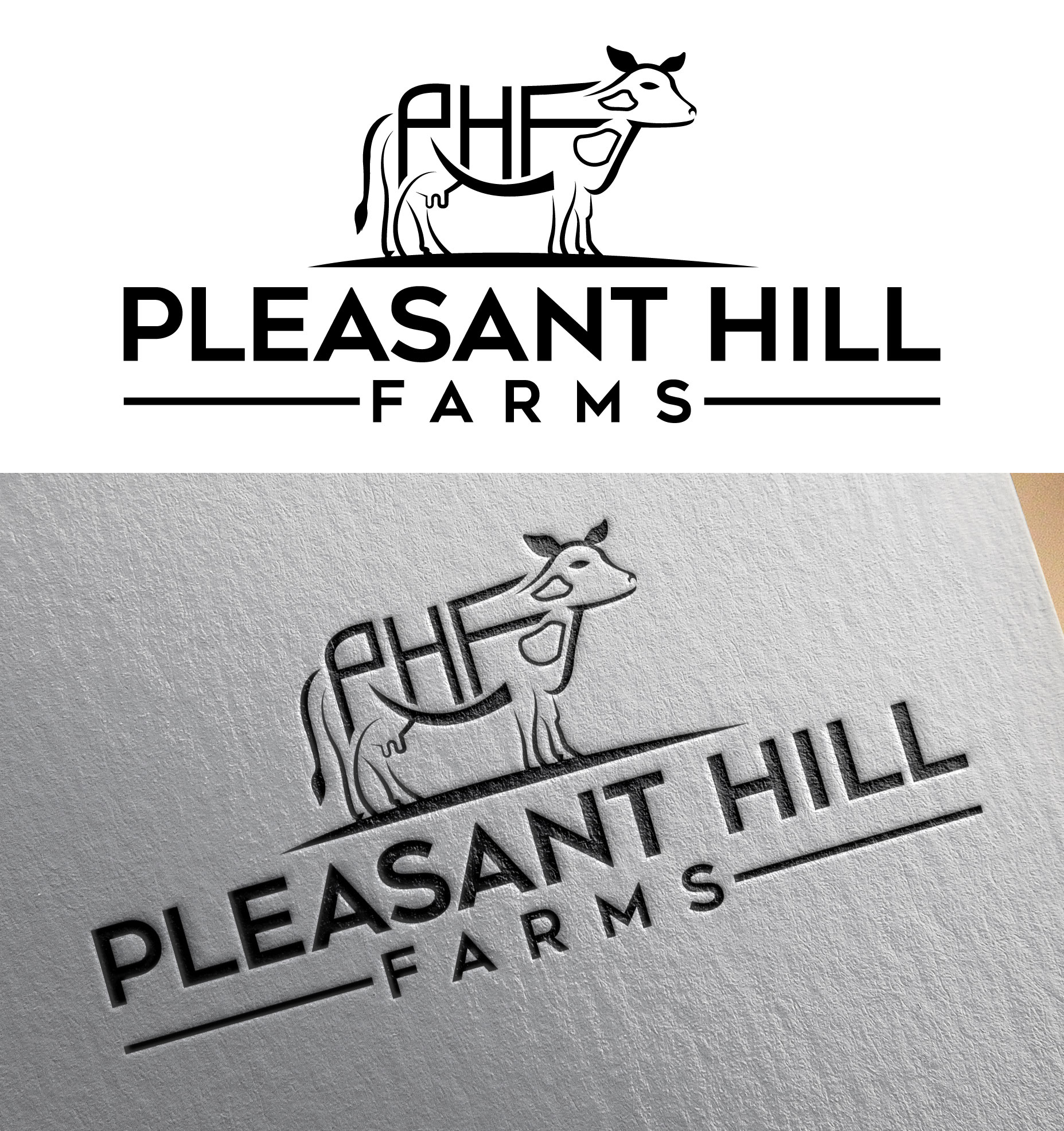 Logo Design by Impressive logo for Pleasant Hill Farms | Design #33961984