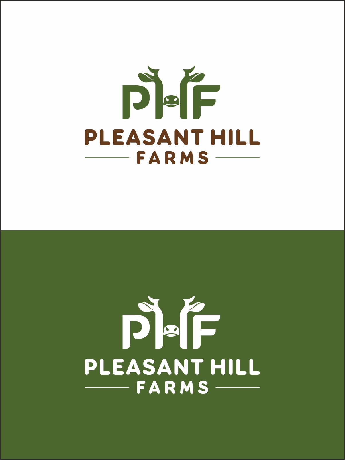 Logo Design by Robert Macwan for Pleasant Hill Farms | Design #33967615