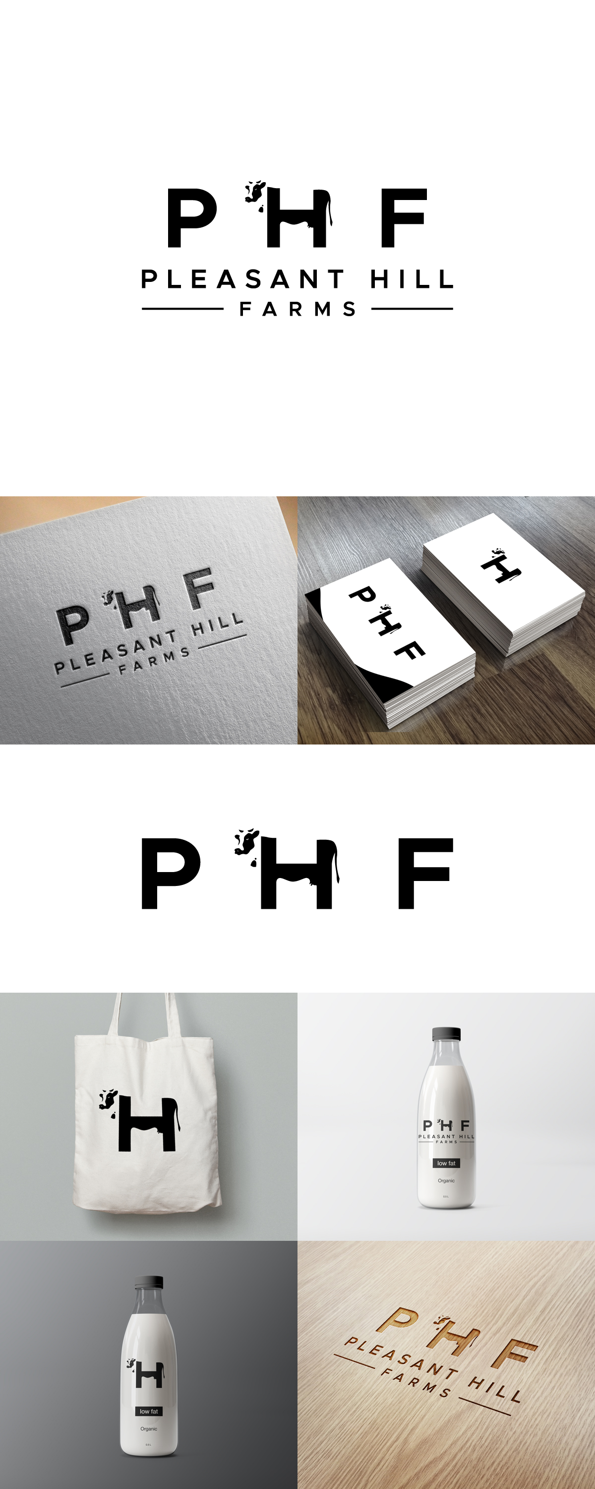 Logo-Design von NineOwl für Pleasant Hill Farms | Design #33924645