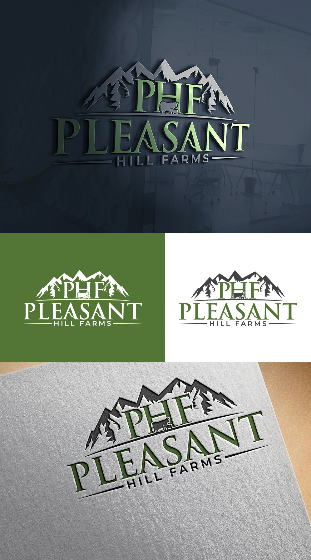 Logo Design by Imran_me for Pleasant Hill Farms | Design #33933045