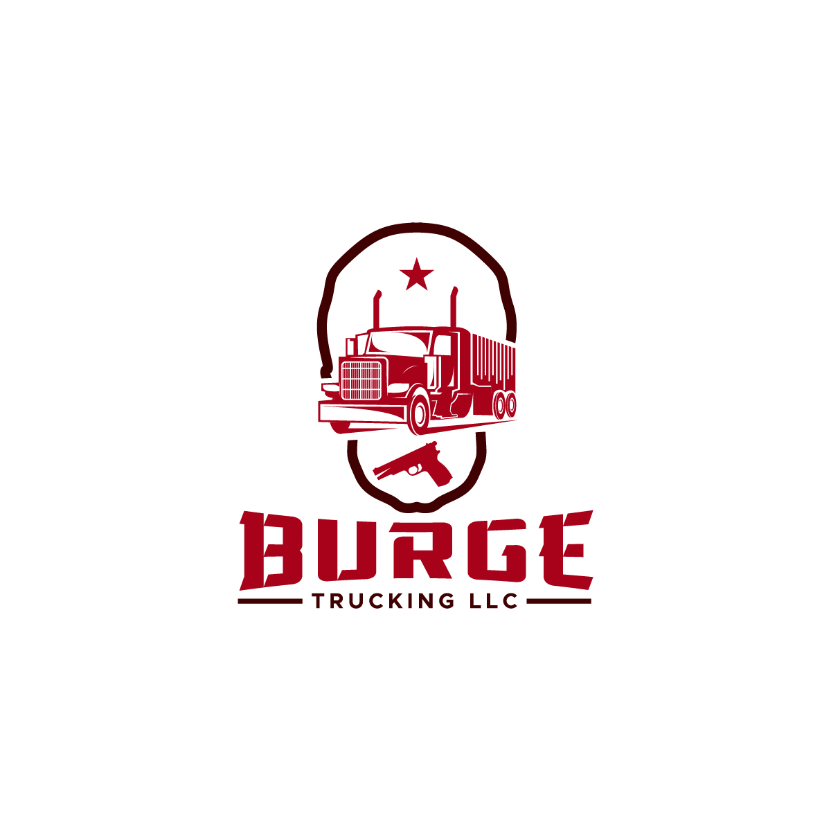Logo-Design von Loknath für Burge Trucking LLC | Design #33931606