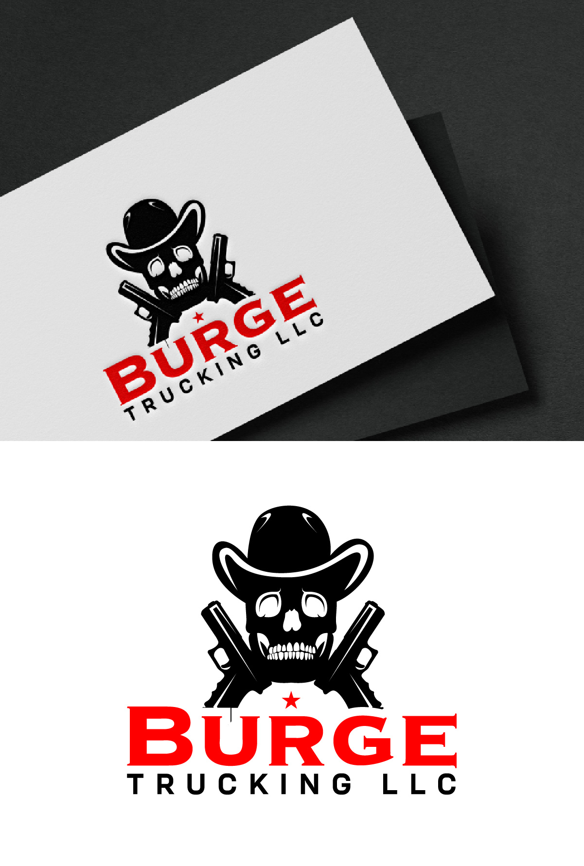Logo-Design von Loknath für Burge Trucking LLC | Design #33931607