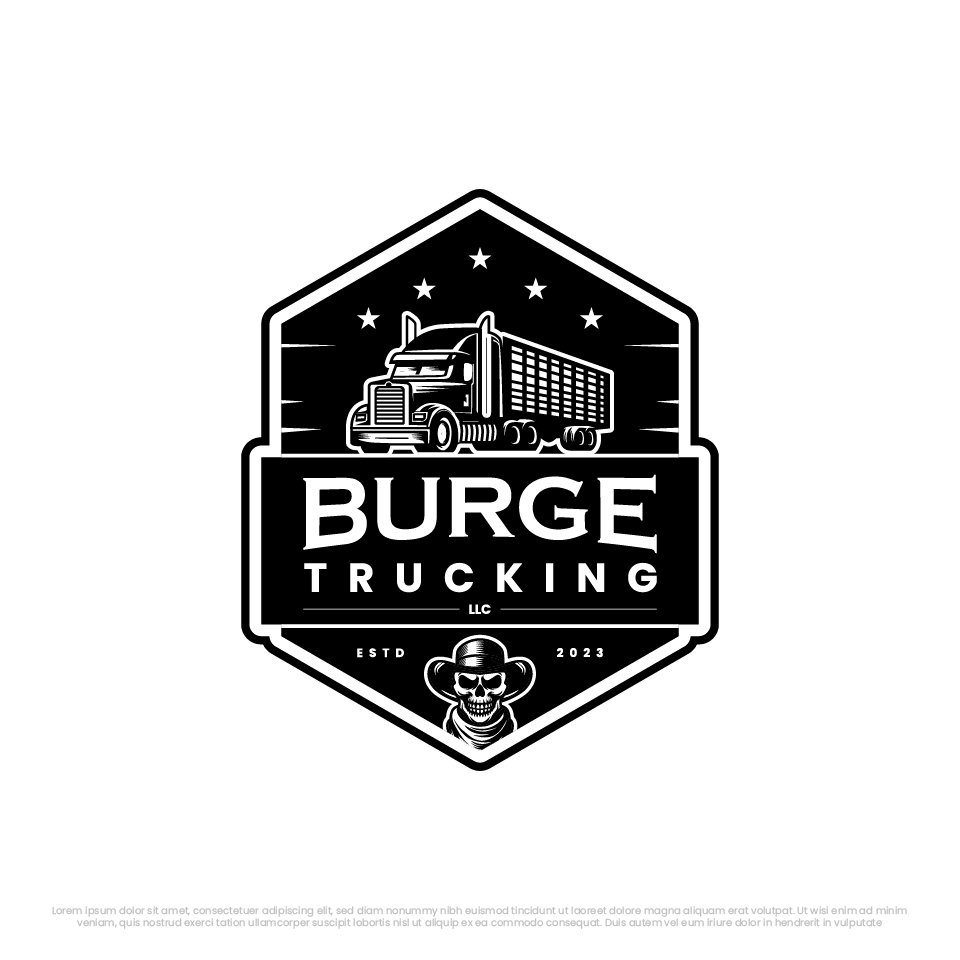Logo-Design von Kayla. für Burge Trucking LLC | Design #33928417
