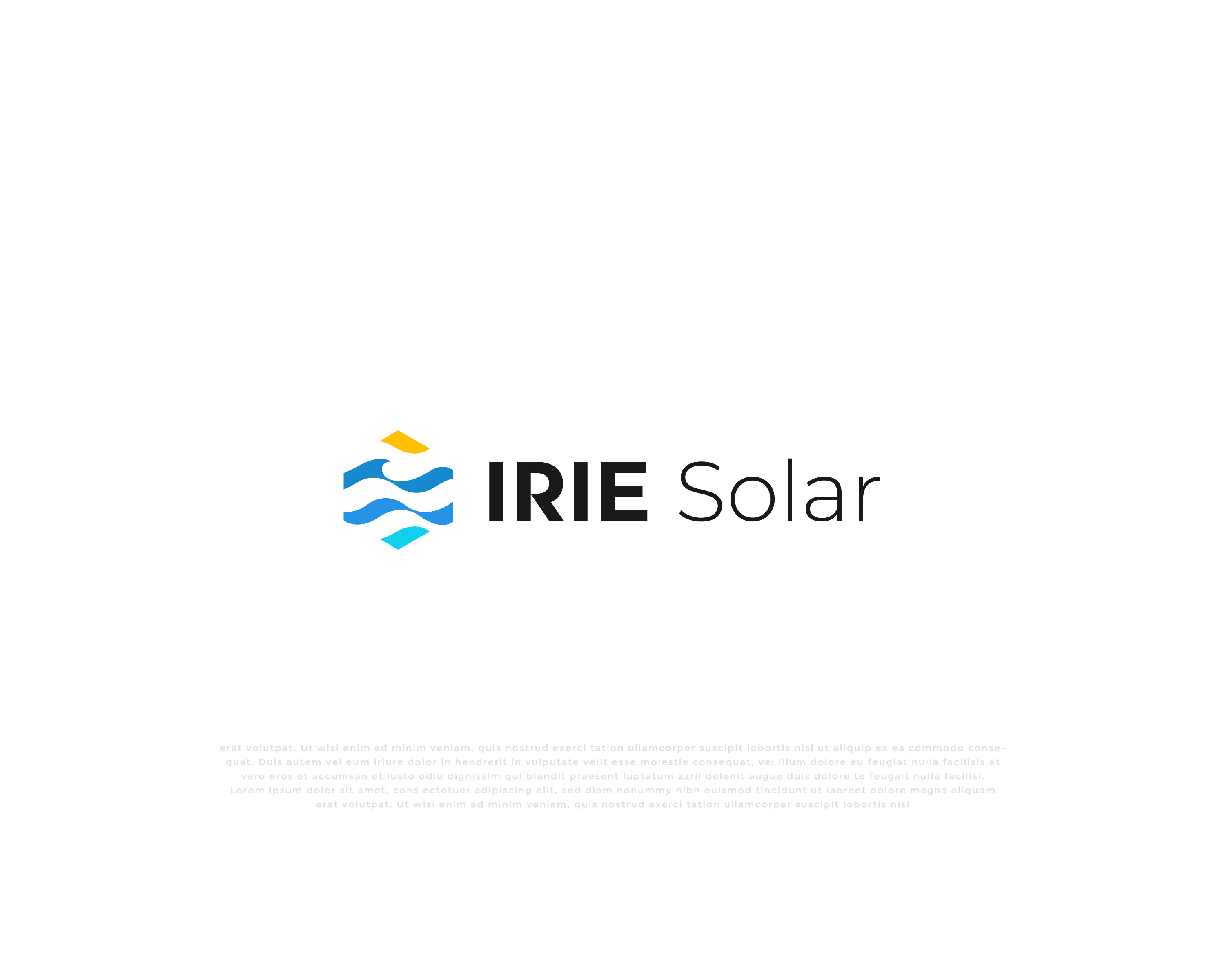 Logo Design by mehedi.h for IRIE Solar | Design #33930153