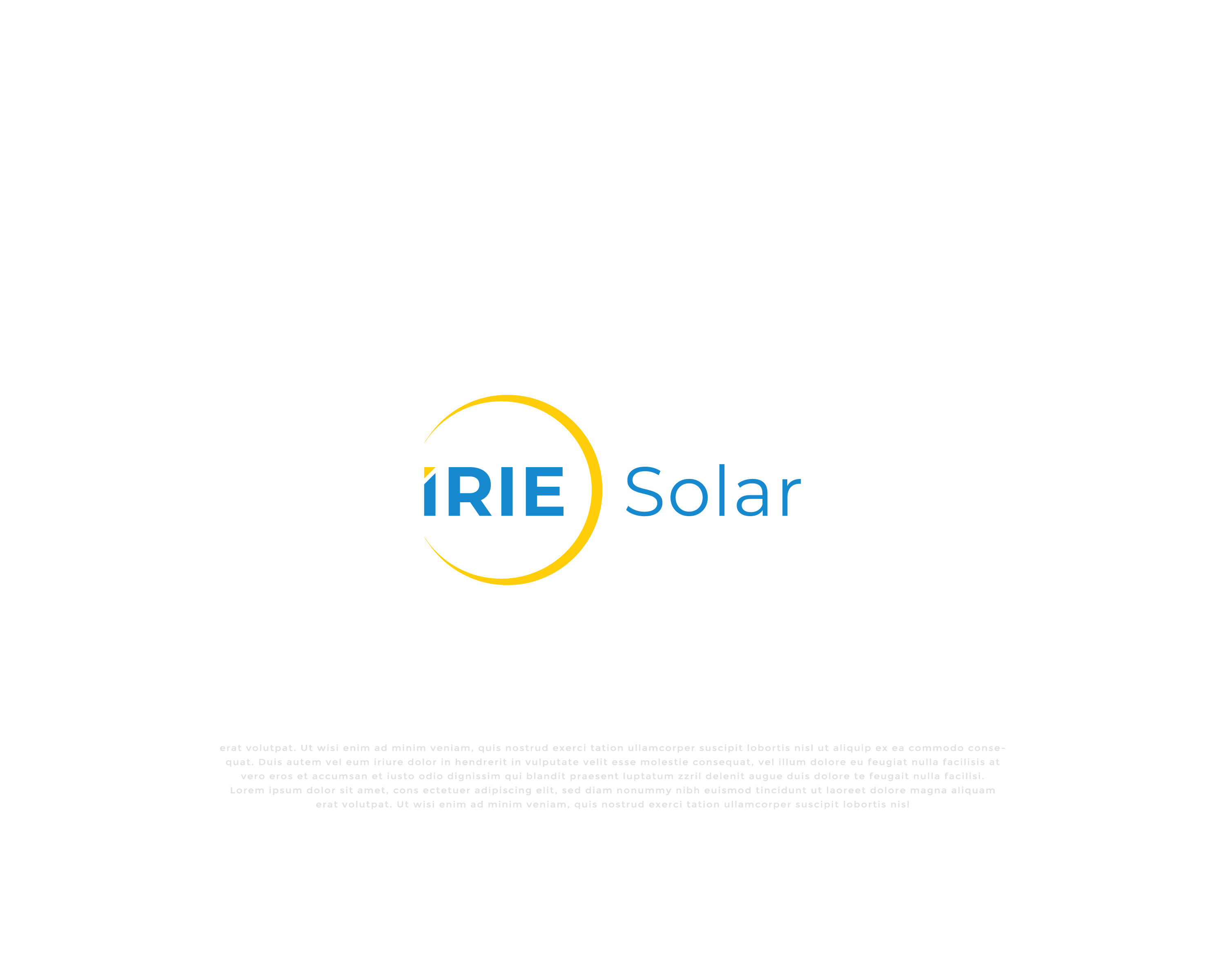 Logo Design by mehedi.h for IRIE Solar | Design #33930217