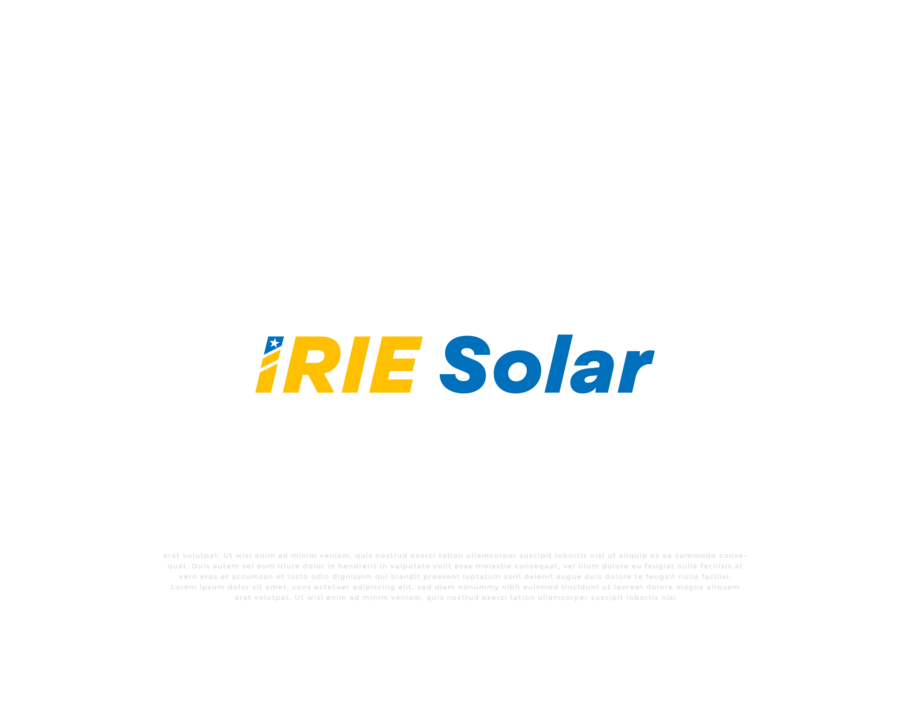 Logo Design by mehedi.h for IRIE Solar | Design #33930318
