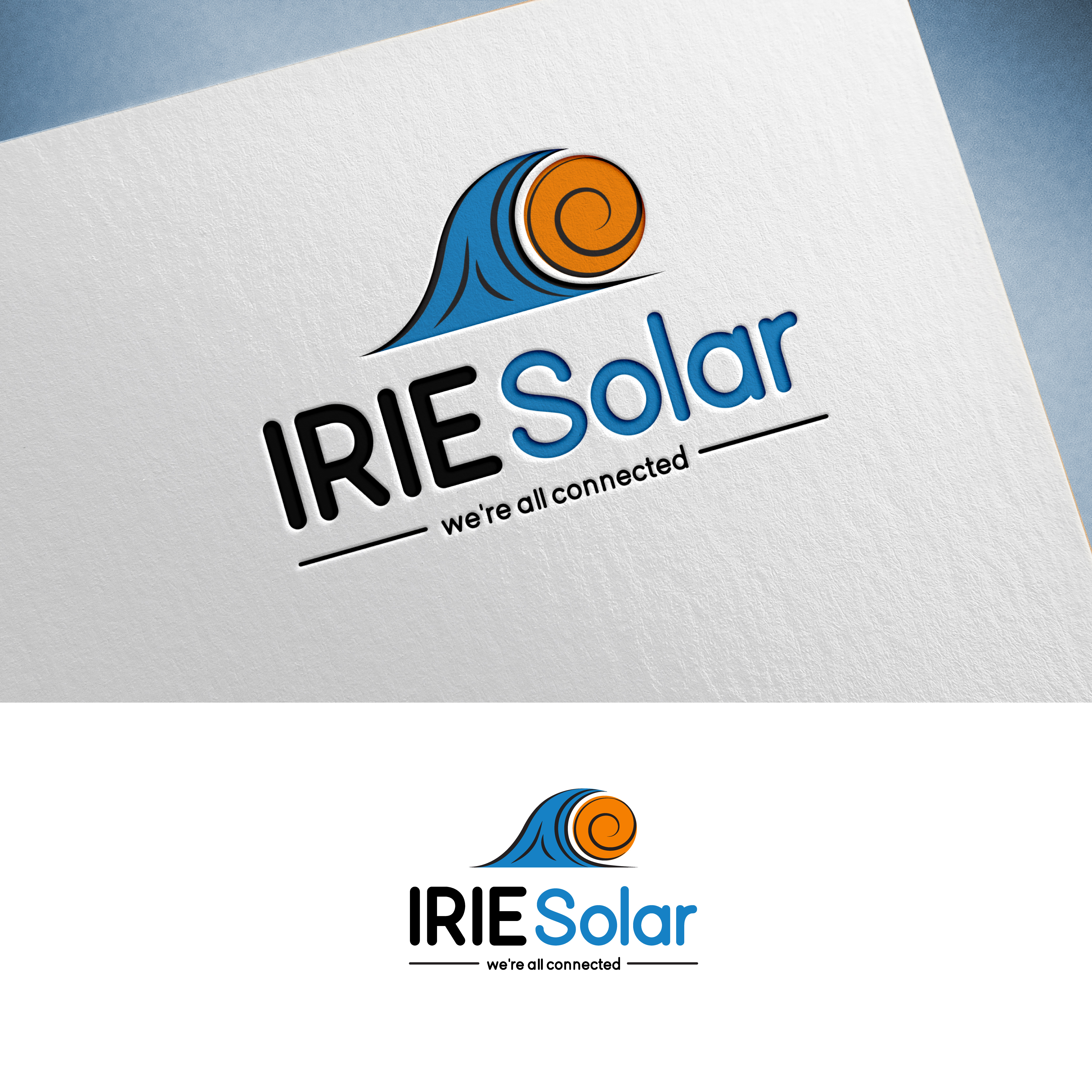 Logo Design by ainee4 for IRIE Solar | Design #33929908