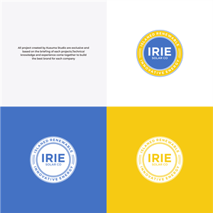 Logo-Design von Kusuma Studio für IRIE Solar | Design: #33929950