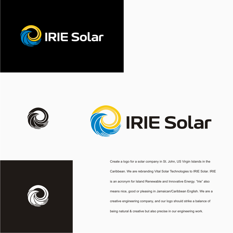 Logo-Design von gray mind für IRIE Solar | Design #33941796