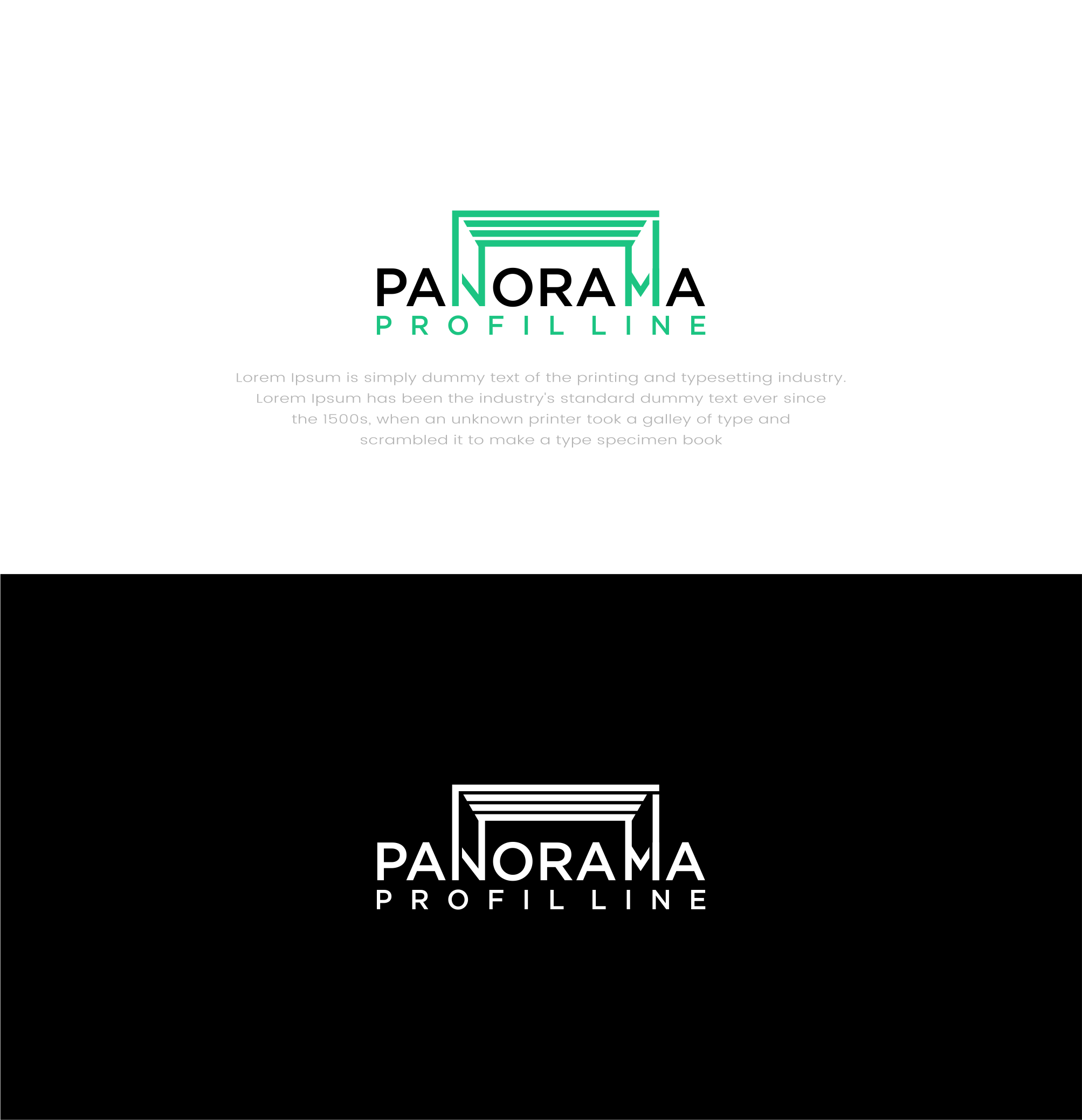 Logo Design by Barokahe guse for Panorama Profil line SA | Design #33927751